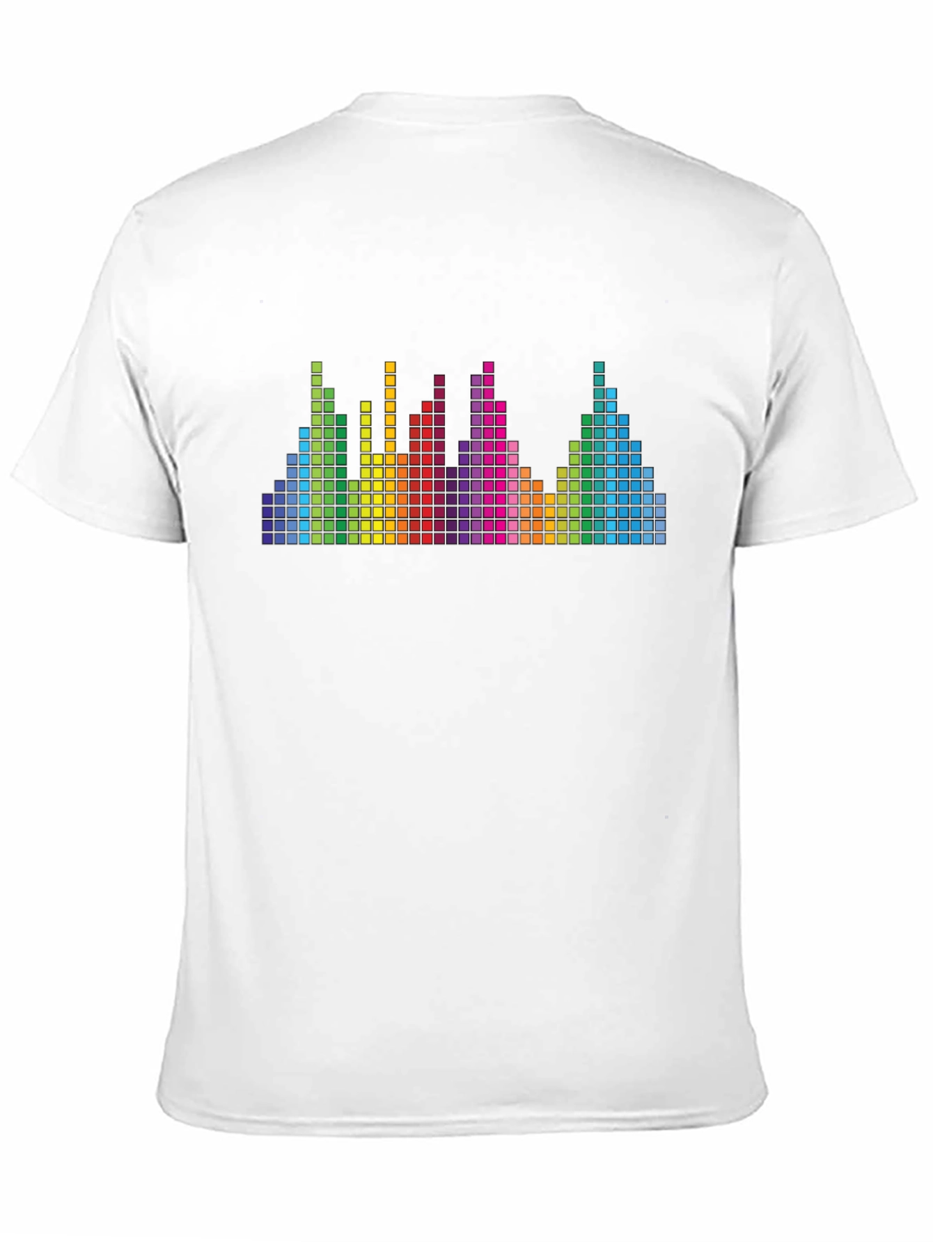 Rainbow Equalizer Graphic Tee - Black