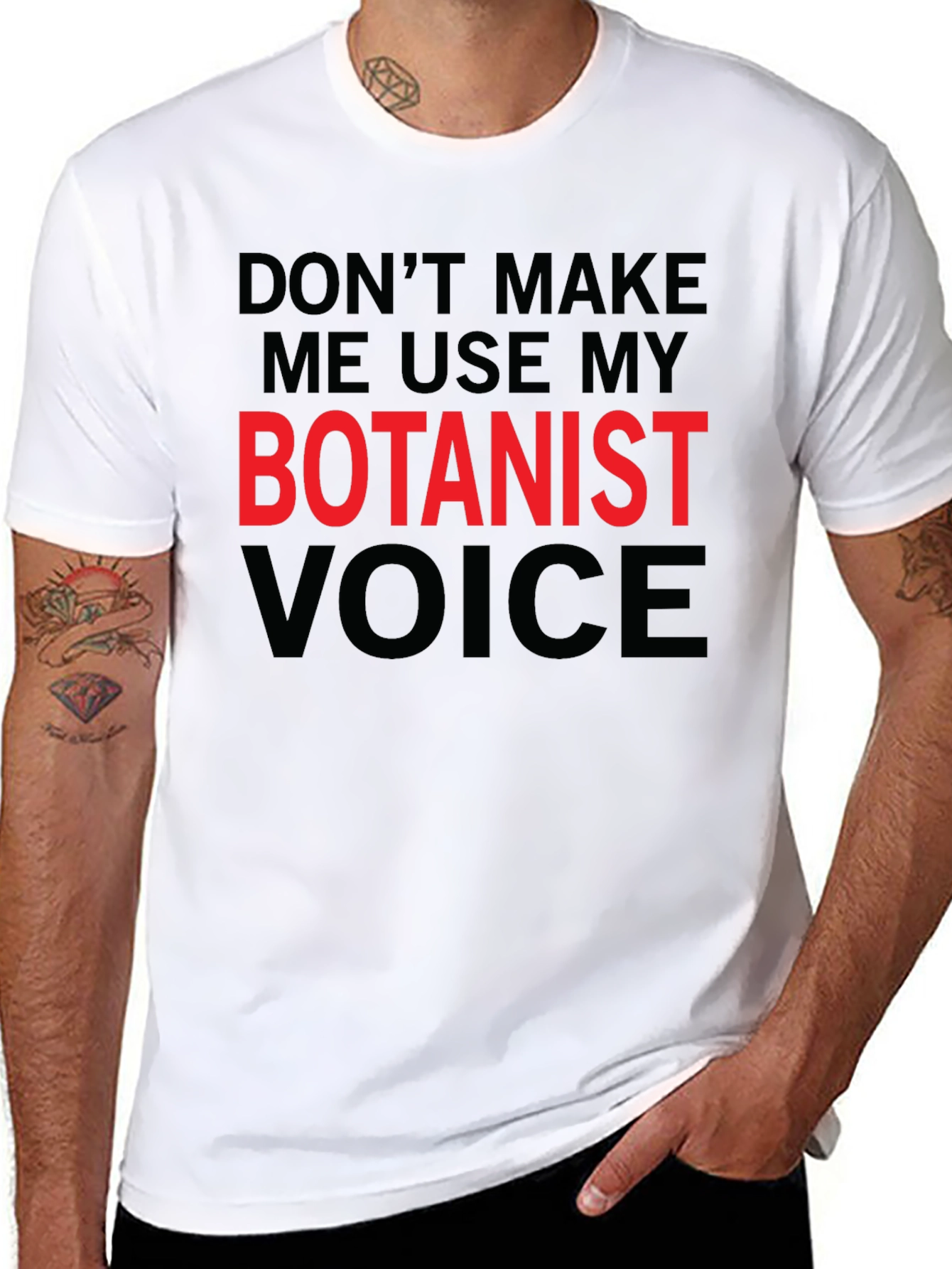 Botanist Voice T-Shirt - Funny Plant Lover Tee