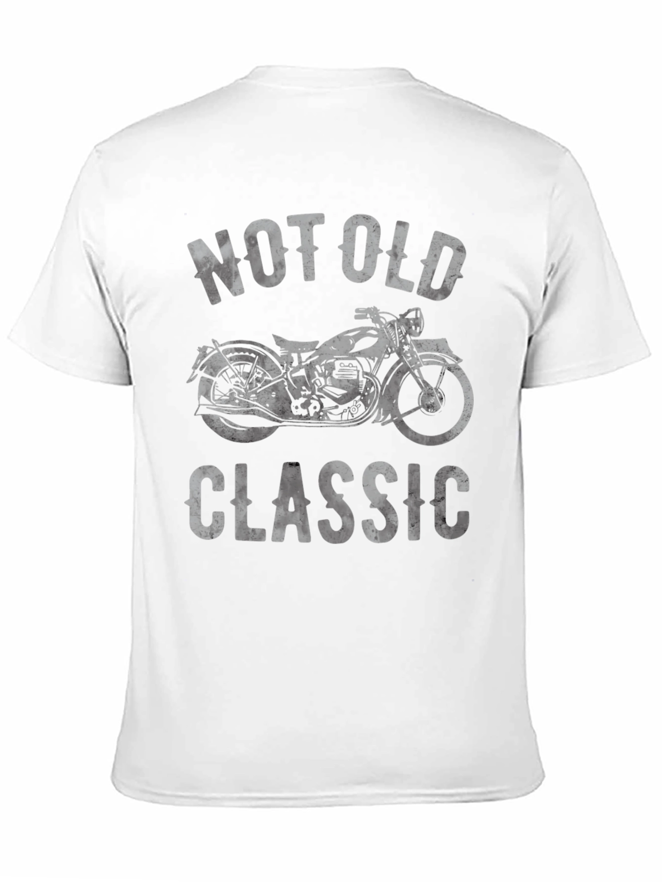 Not Old Classic Motorcycle Graphic T-Shirt