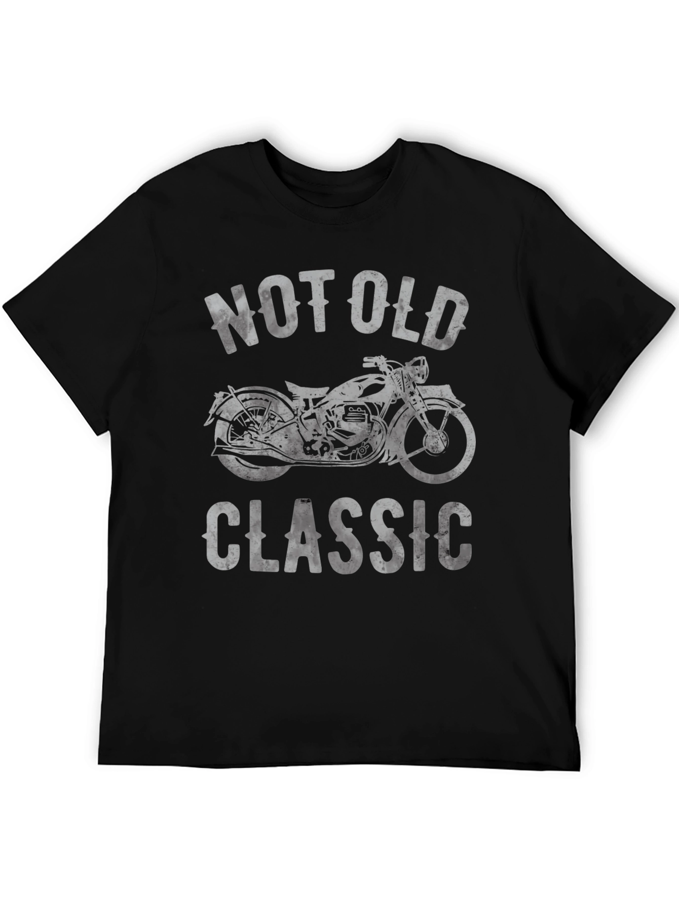 Not Old Classic Motorcycle Graphic T-Shirt
