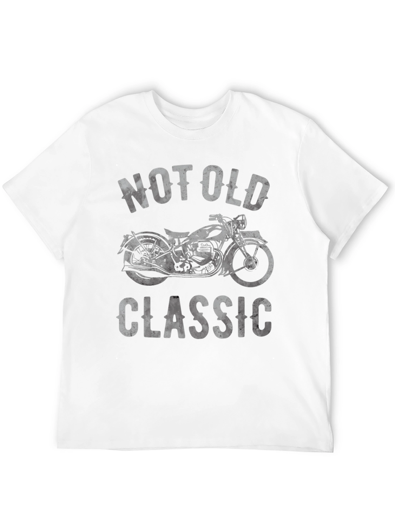 Not Old Classic Motorcycle Graphic T-Shirt