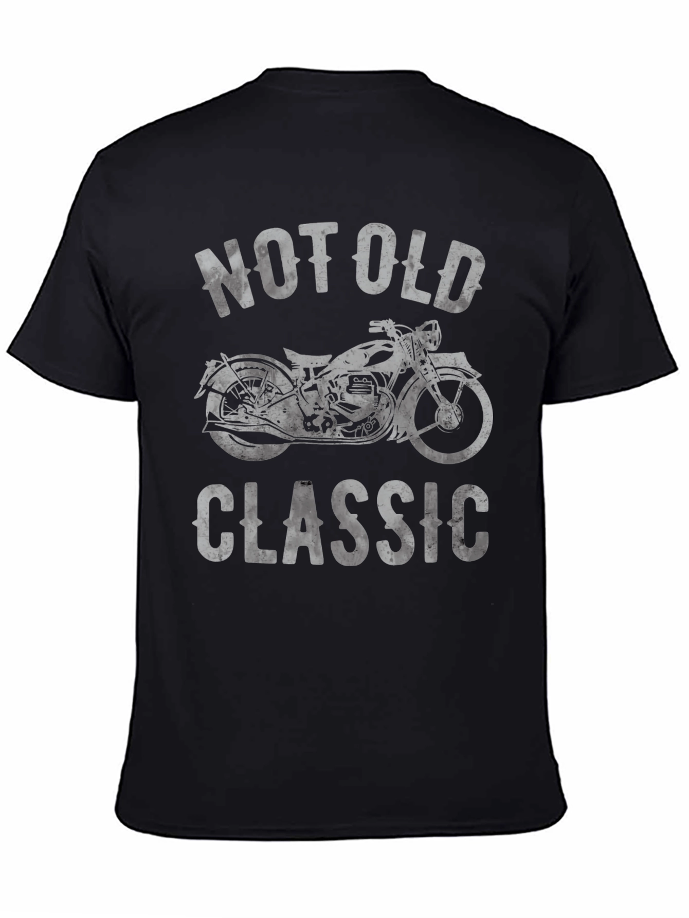 Not Old Classic Motorcycle Graphic T-Shirt