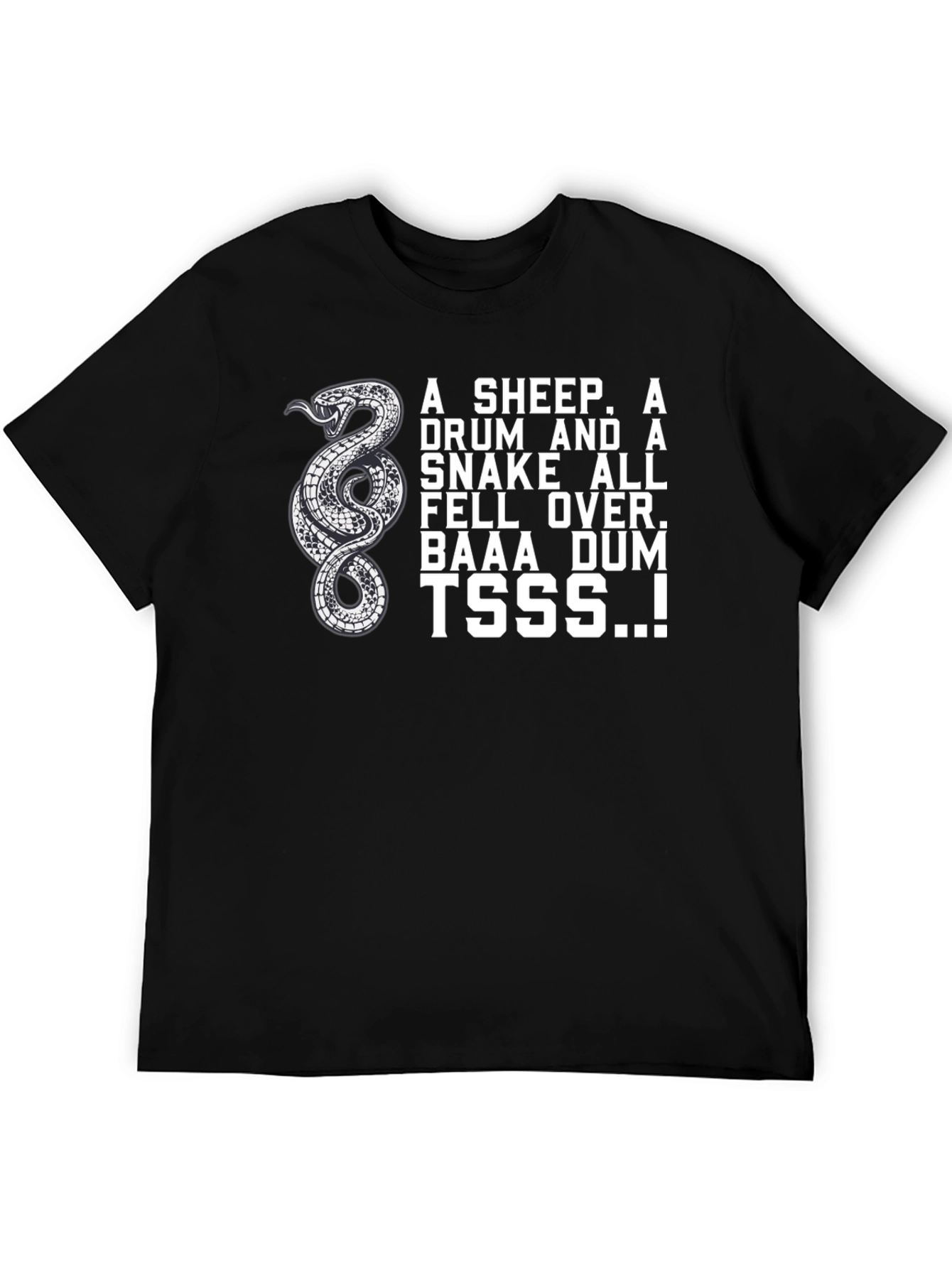 Snake Drum Sheep T-Shirt - Funny Design