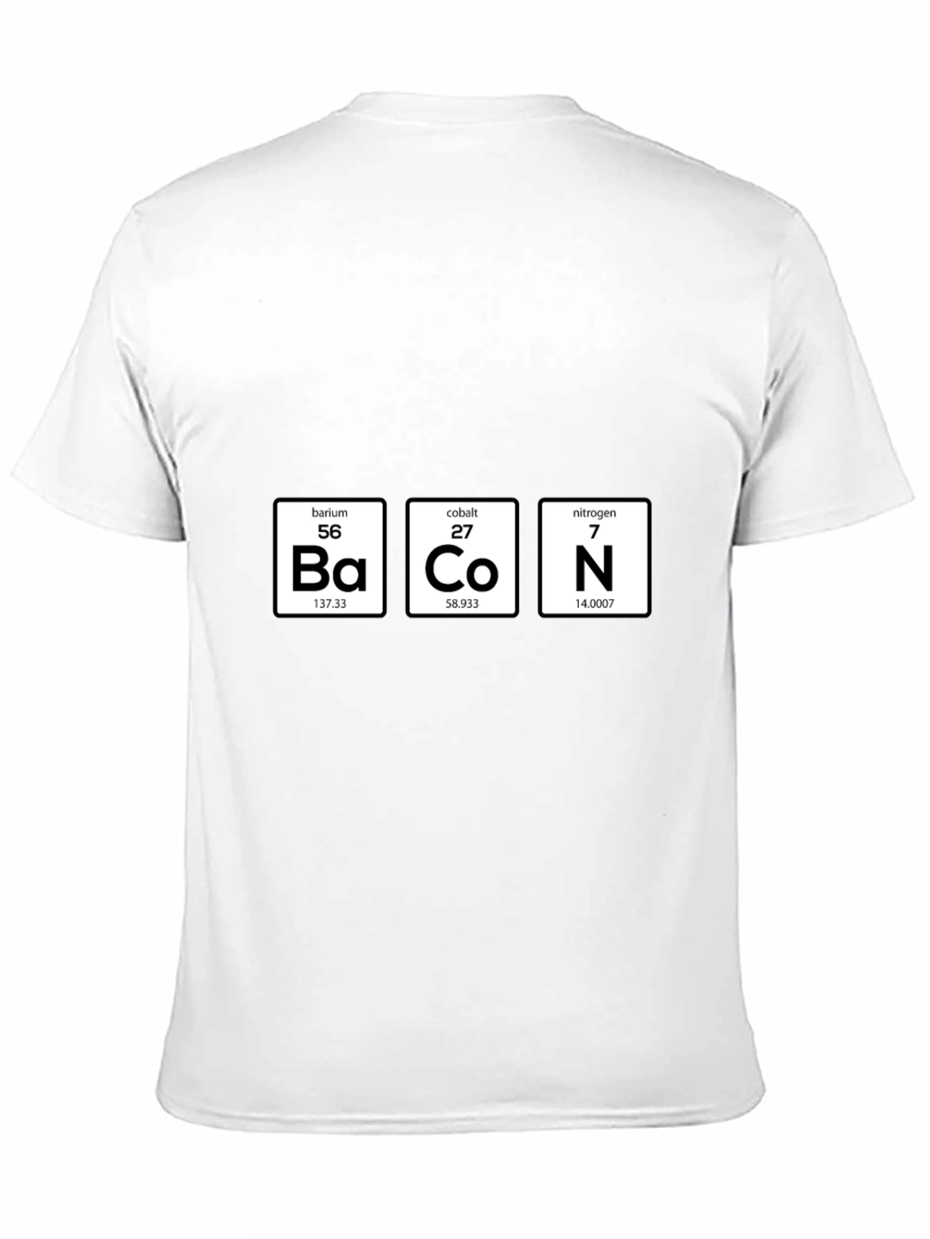 Bacon Periodic Table Funny T-Shirt