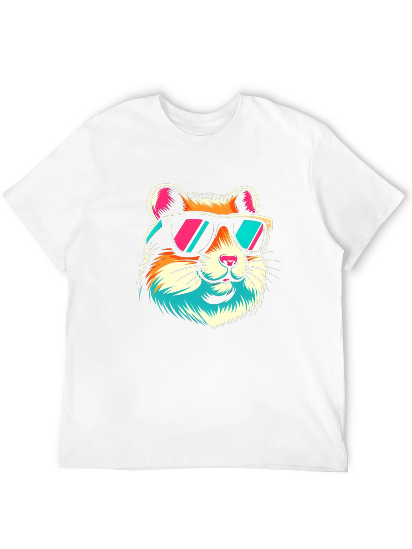 Cool Hamster Graphic Tee - Black