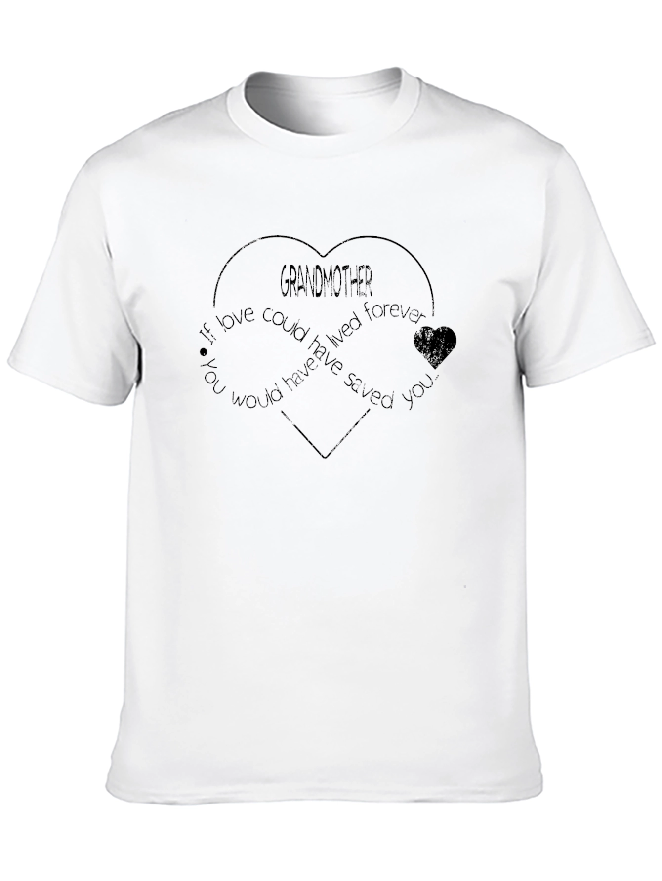 Grandmother Memorial Heart T-Shirt