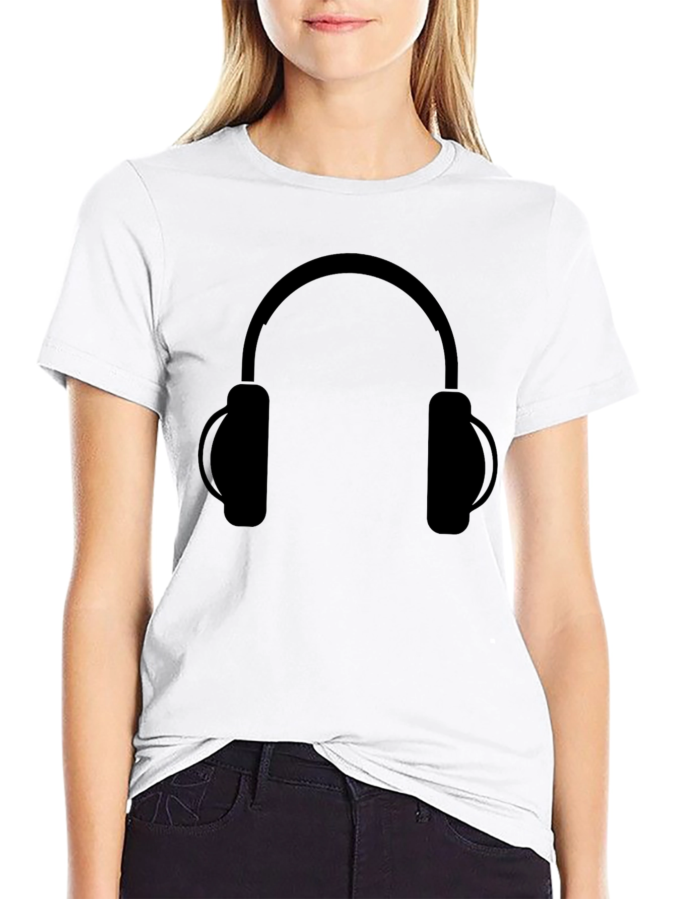 Headphone Graphic T-Shirt - Music Lover Tee