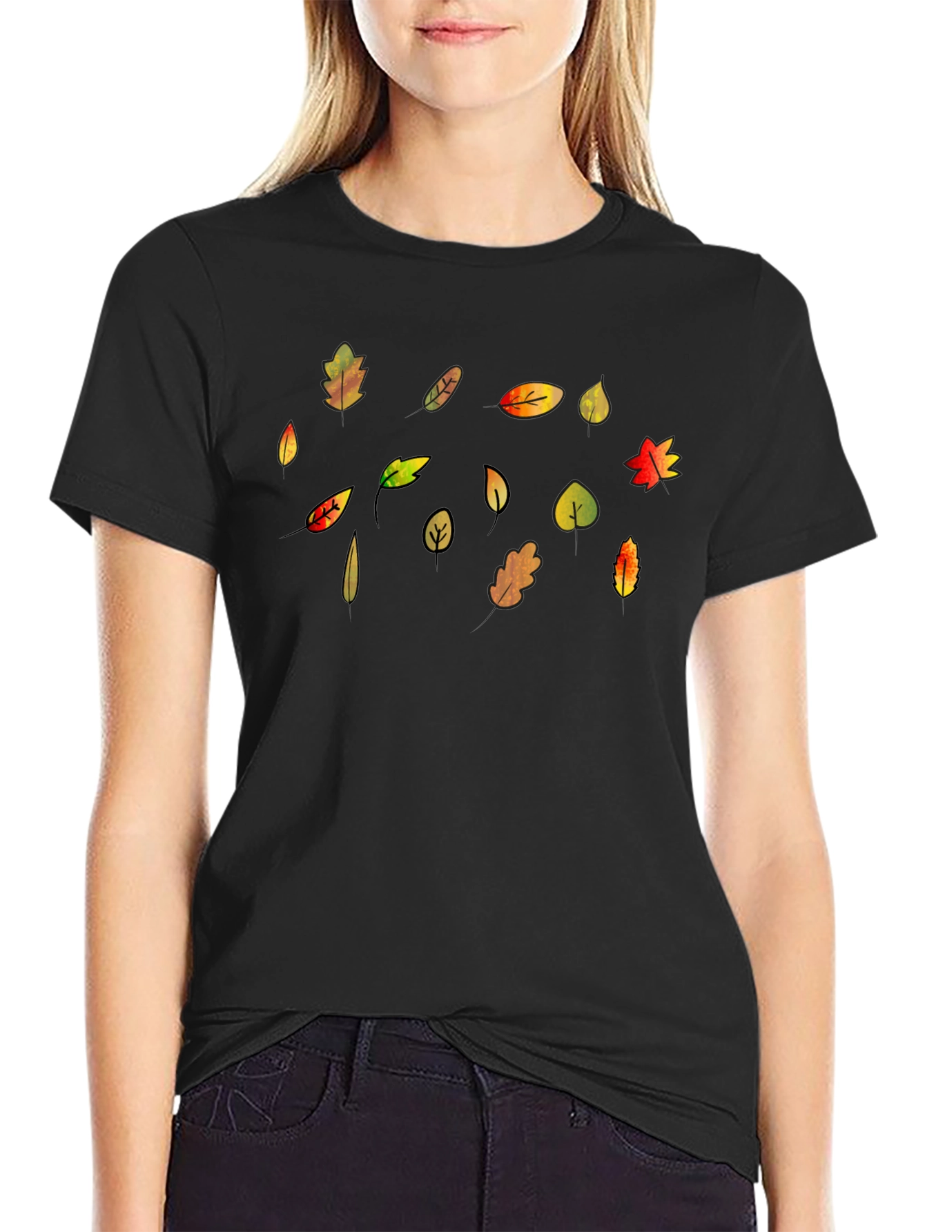 Fall Leaves T-Shirt - Autumn Design