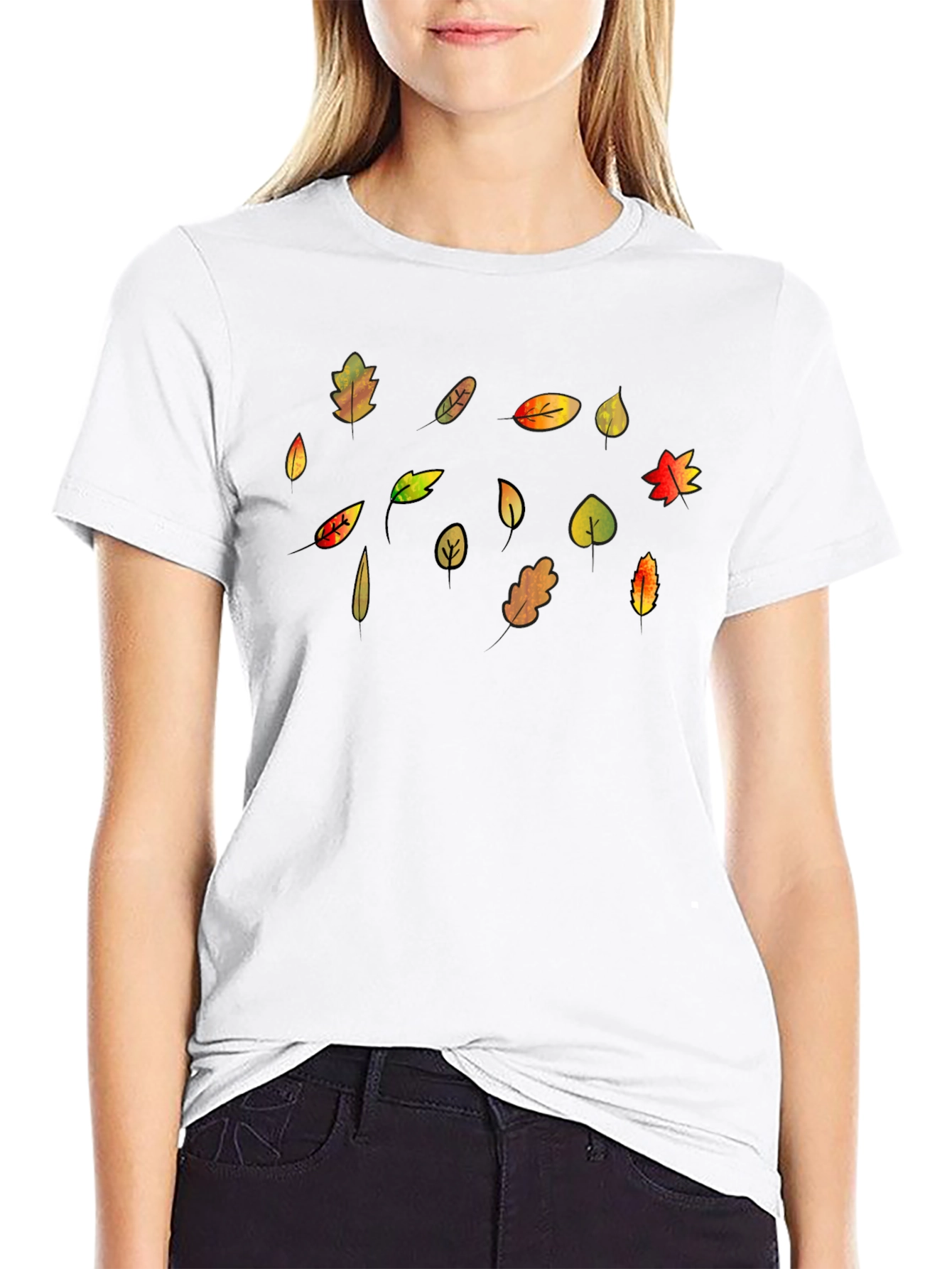 Fall Leaves T-Shirt - Autumn Design