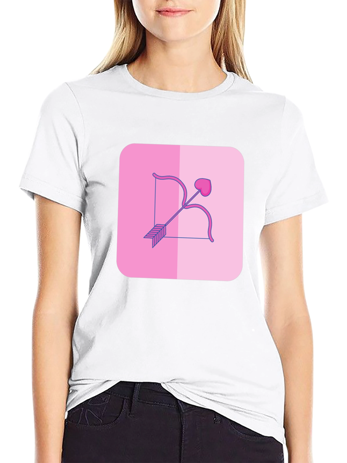 Cupids Arrow Graphic Tee - Black