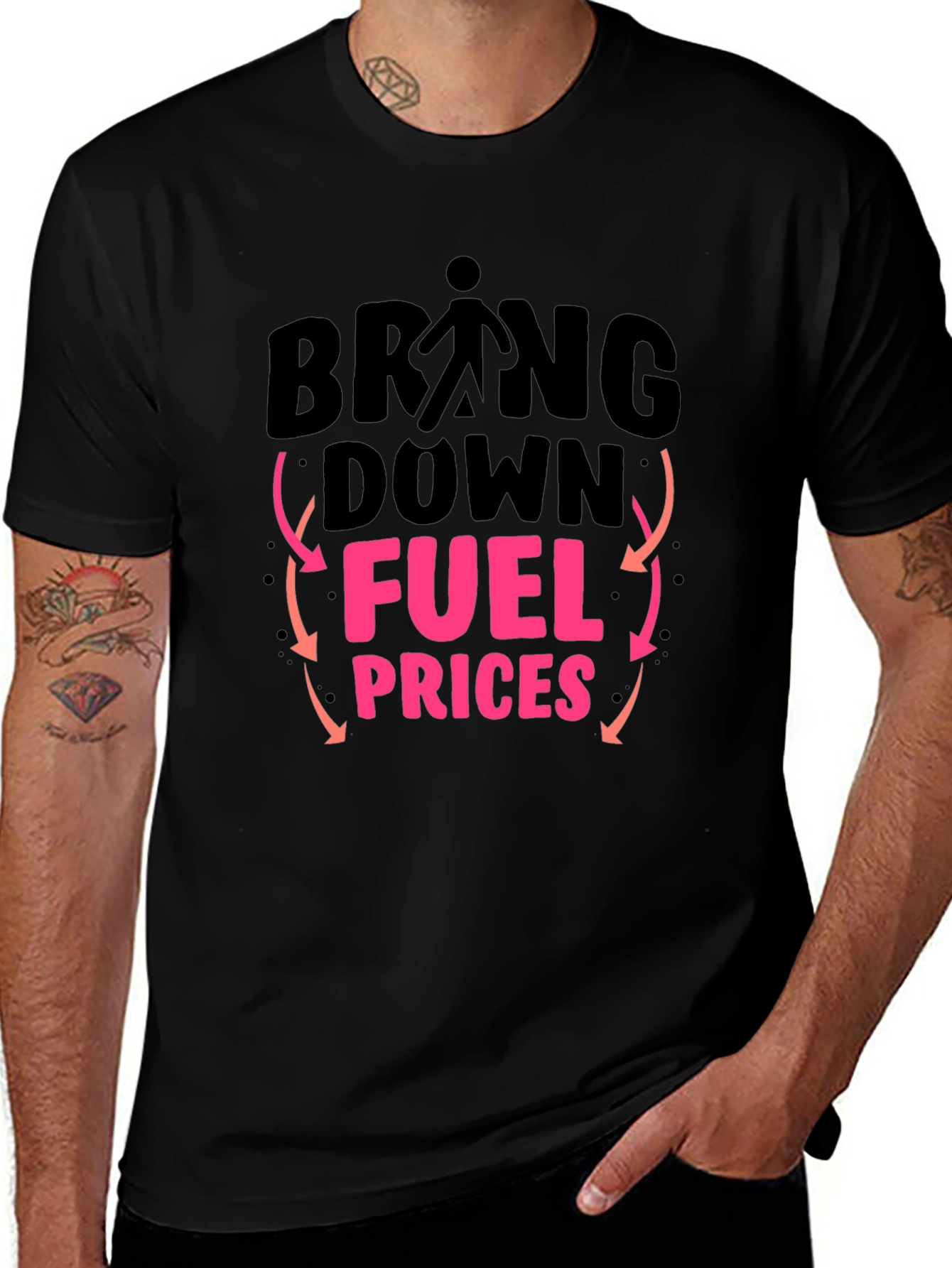 Bring Down Fuel Prices Graphic T-Shirt