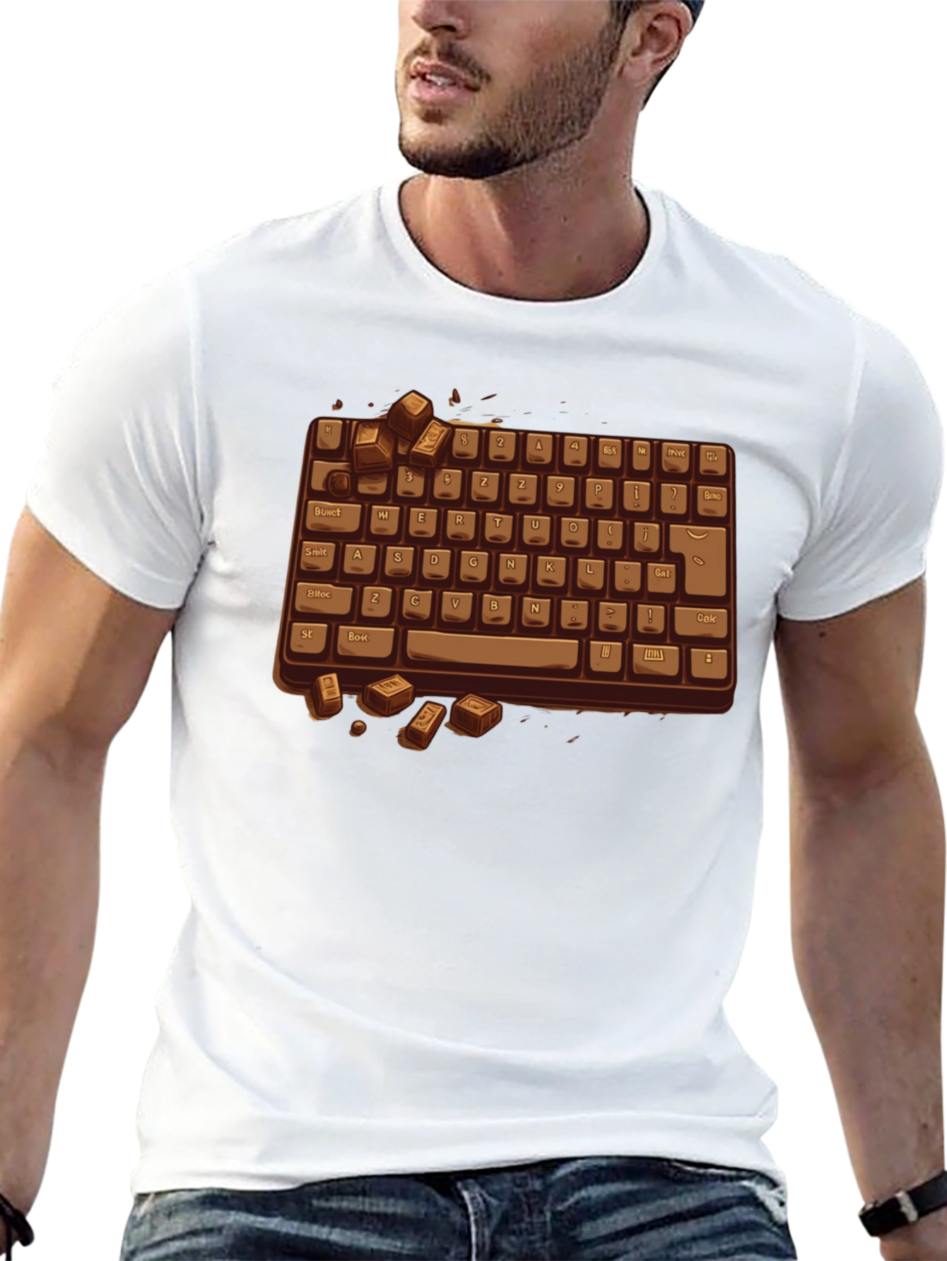 Chocolate Keyboard T-Shirt