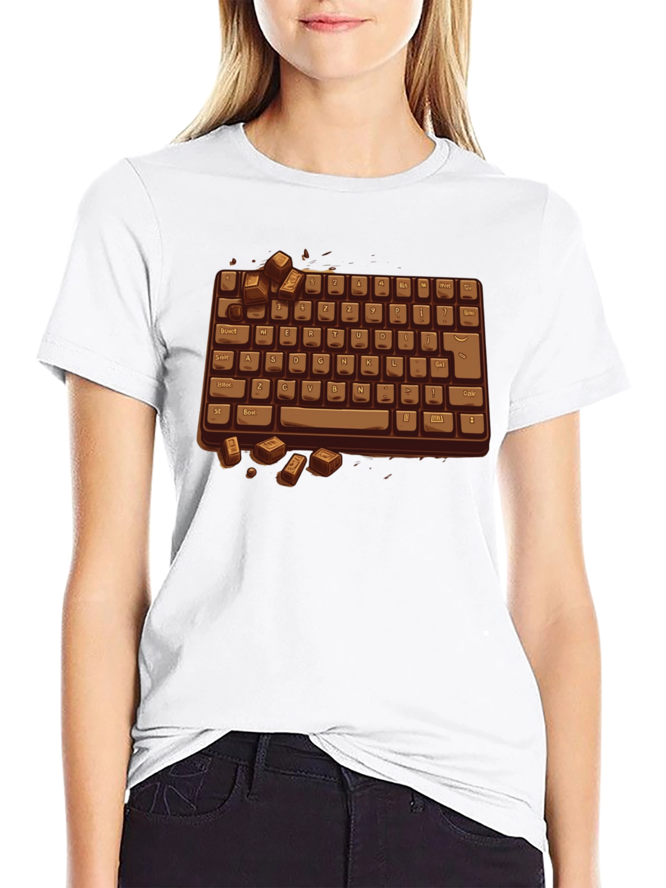 Chocolate Keyboard T-Shirt