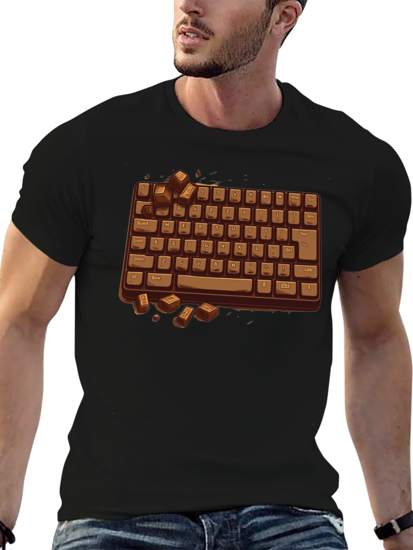 Chocolate Keyboard T-Shirt