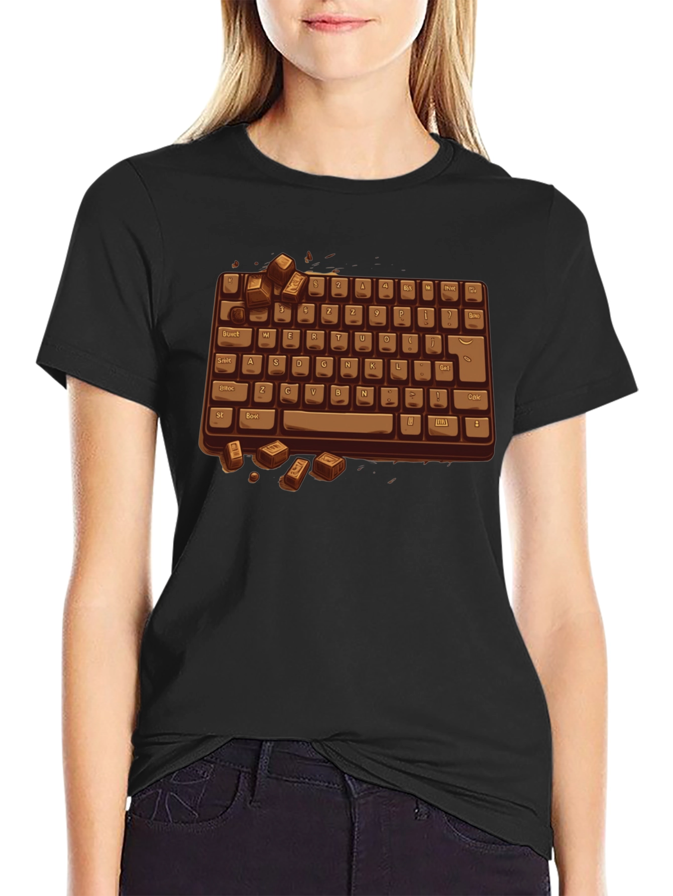 Chocolate Keyboard T-Shirt