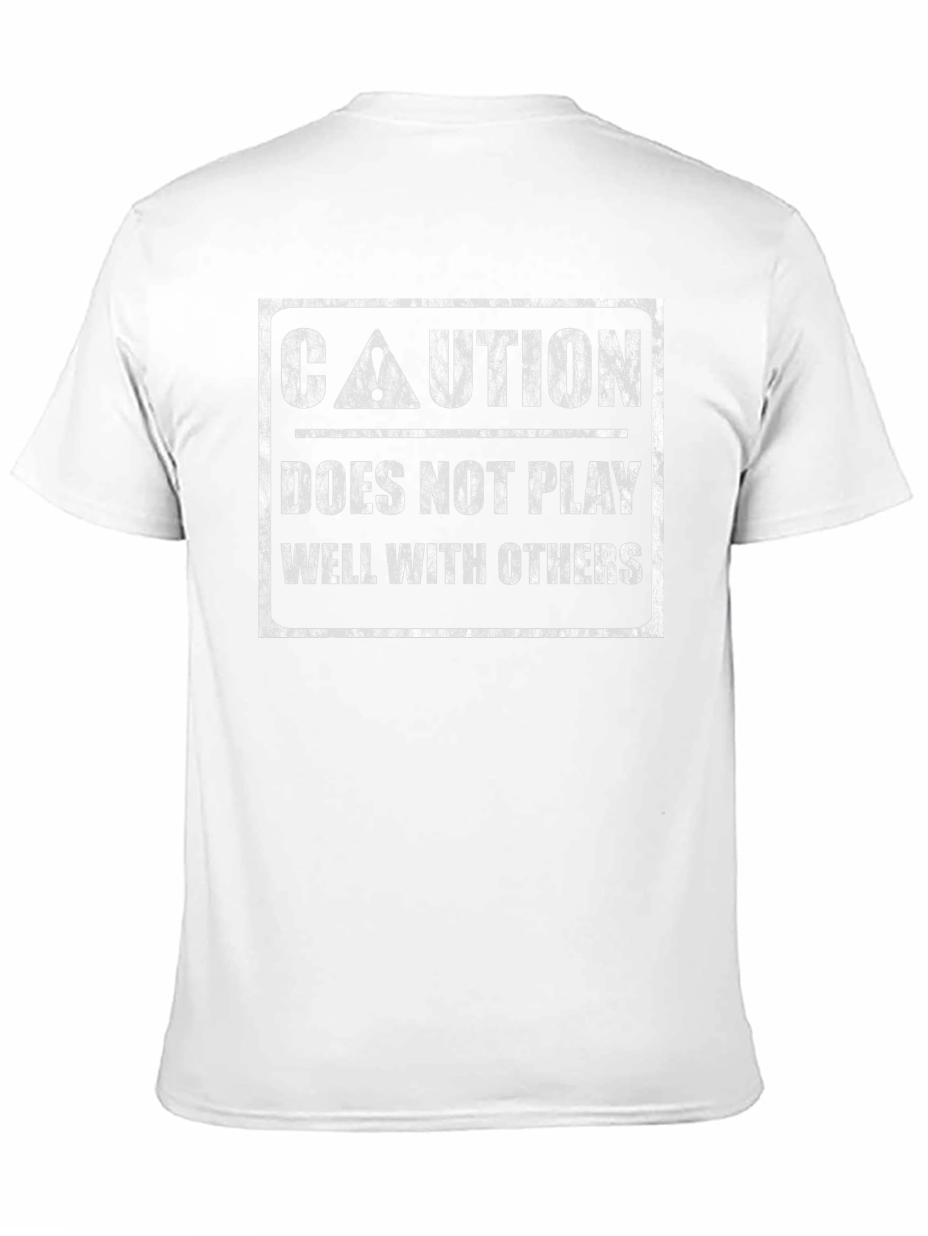 Caution: Does Not Play Well With Others Graphic Tee