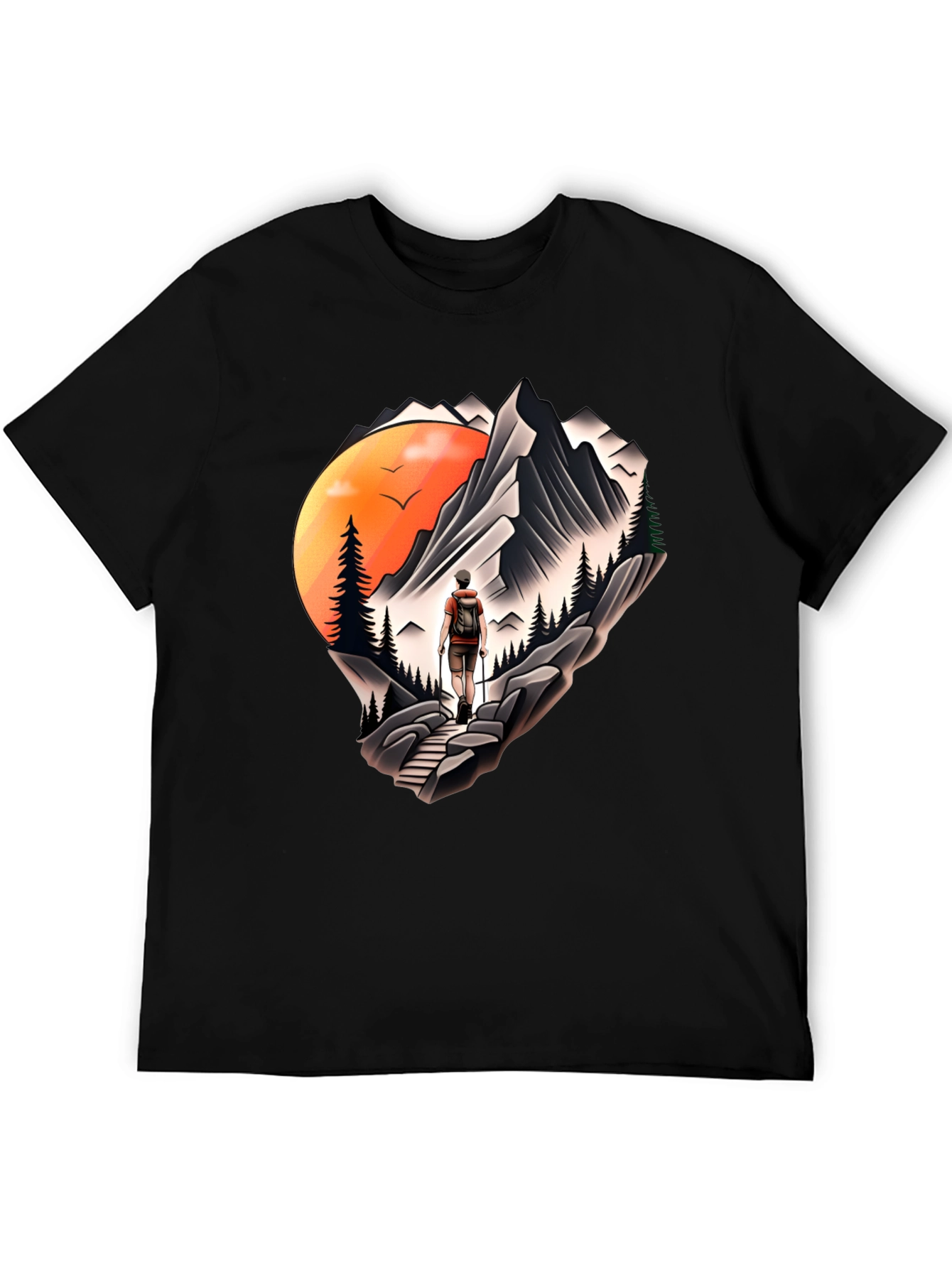 Mountain Adventure Graphic Tee - Hikers Dream