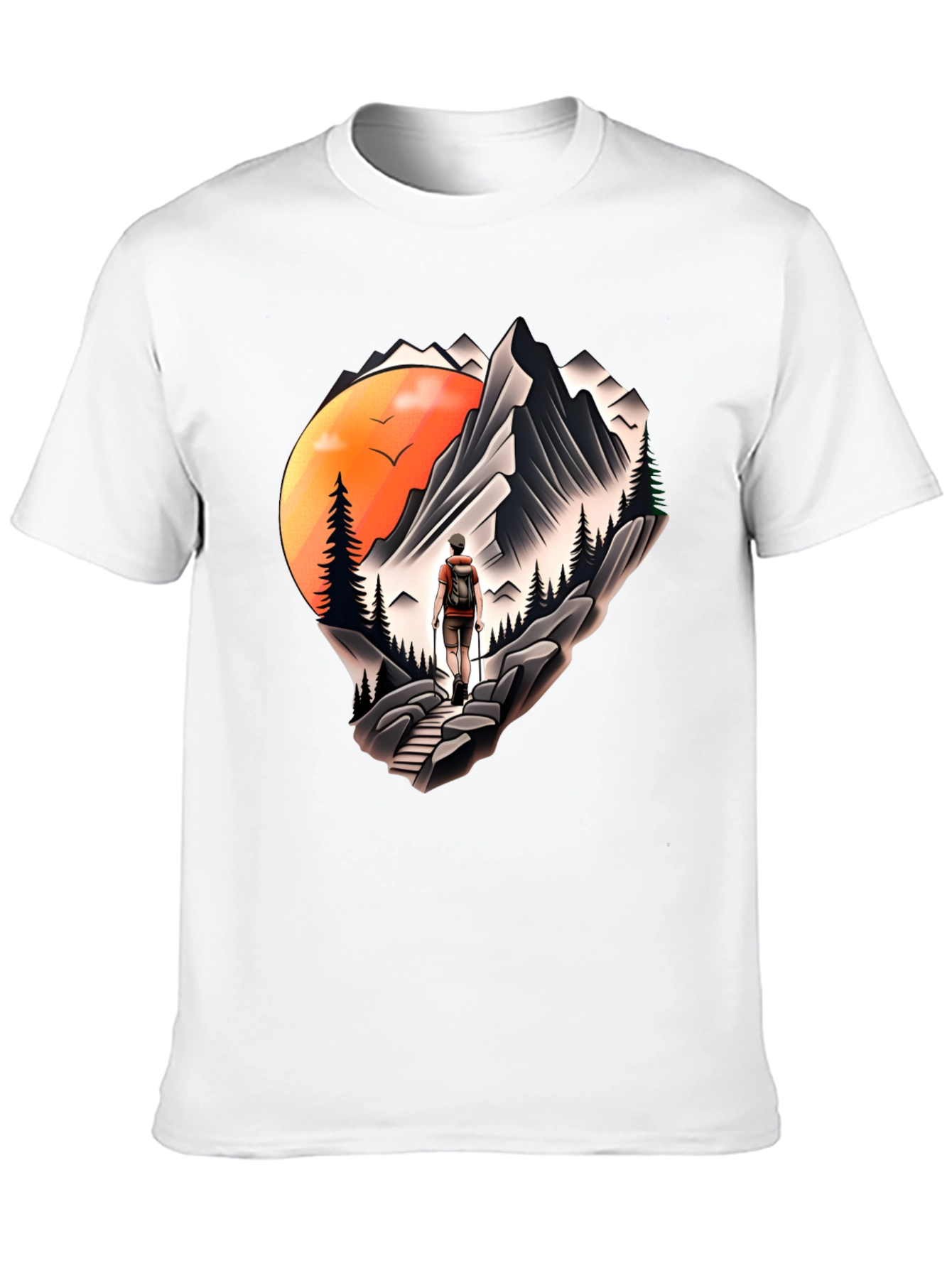 Mountain Adventure Graphic Tee - Hikers Dream