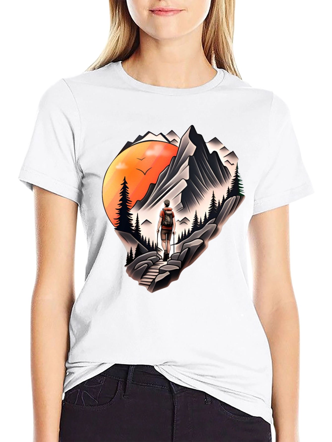 Mountain Adventure Graphic Tee - Hikers Dream