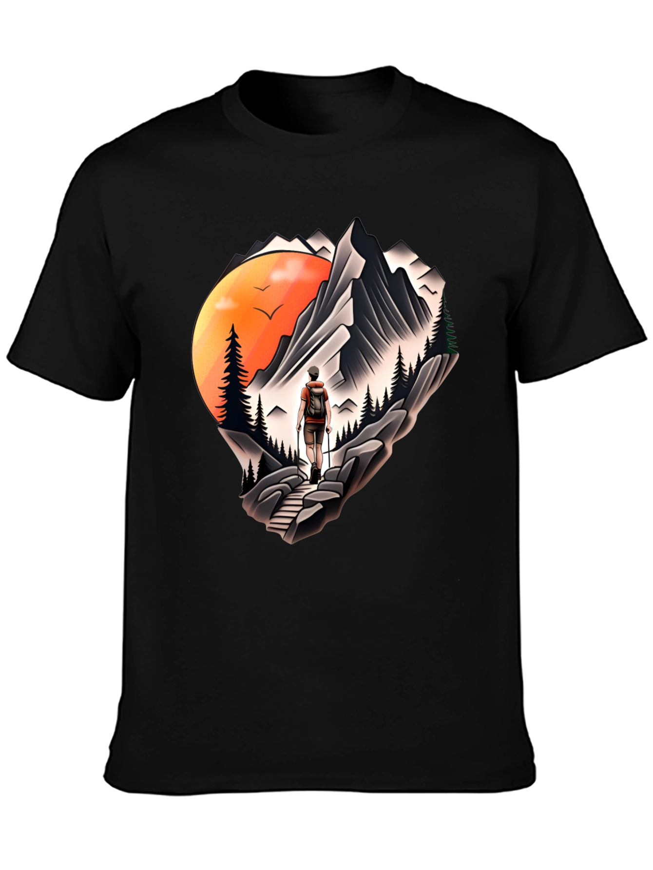 Mountain Adventure Graphic Tee - Hikers Dream