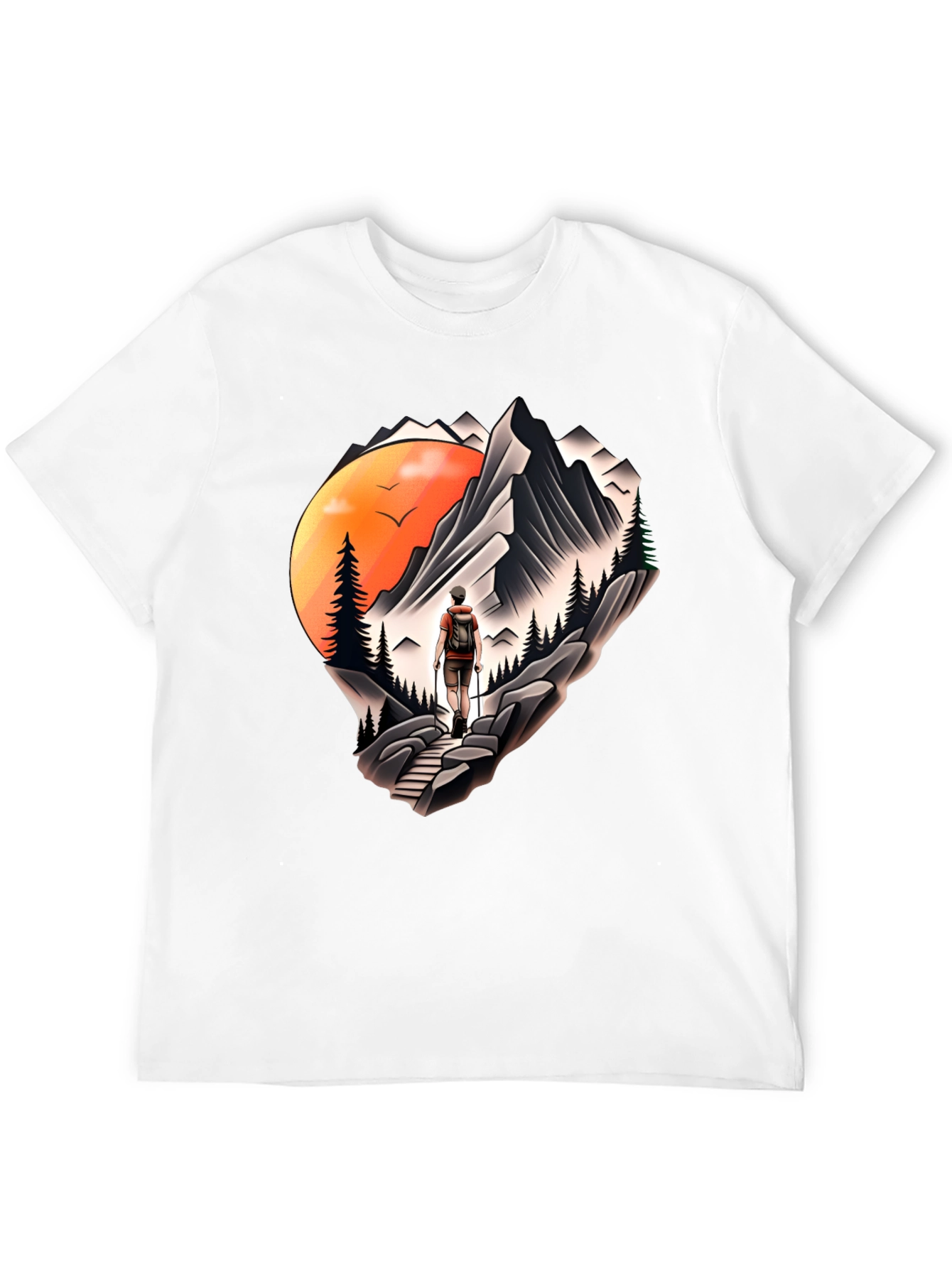 Mountain Adventure Graphic Tee - Hikers Dream