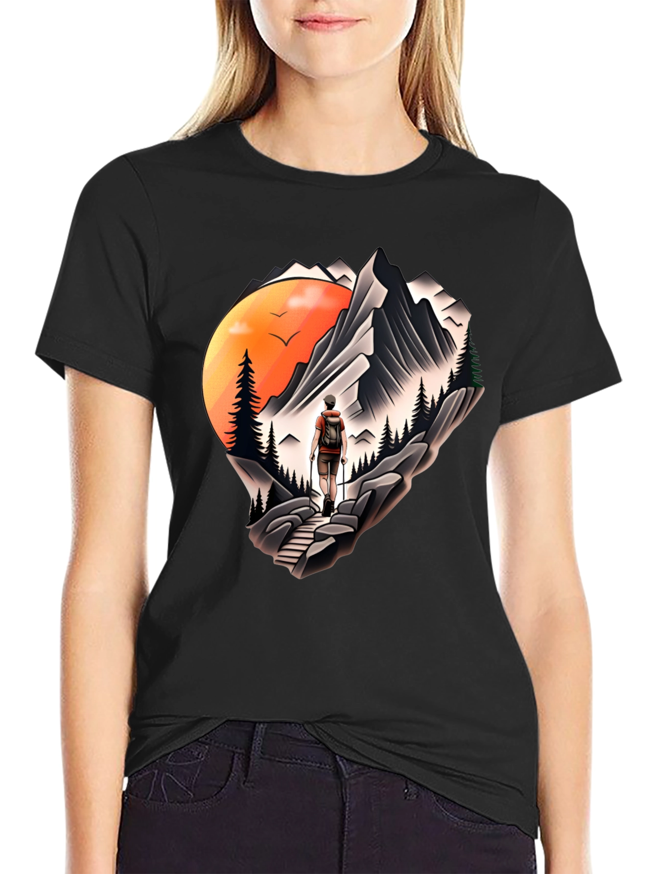 Mountain Adventure Graphic Tee - Hikers Dream
