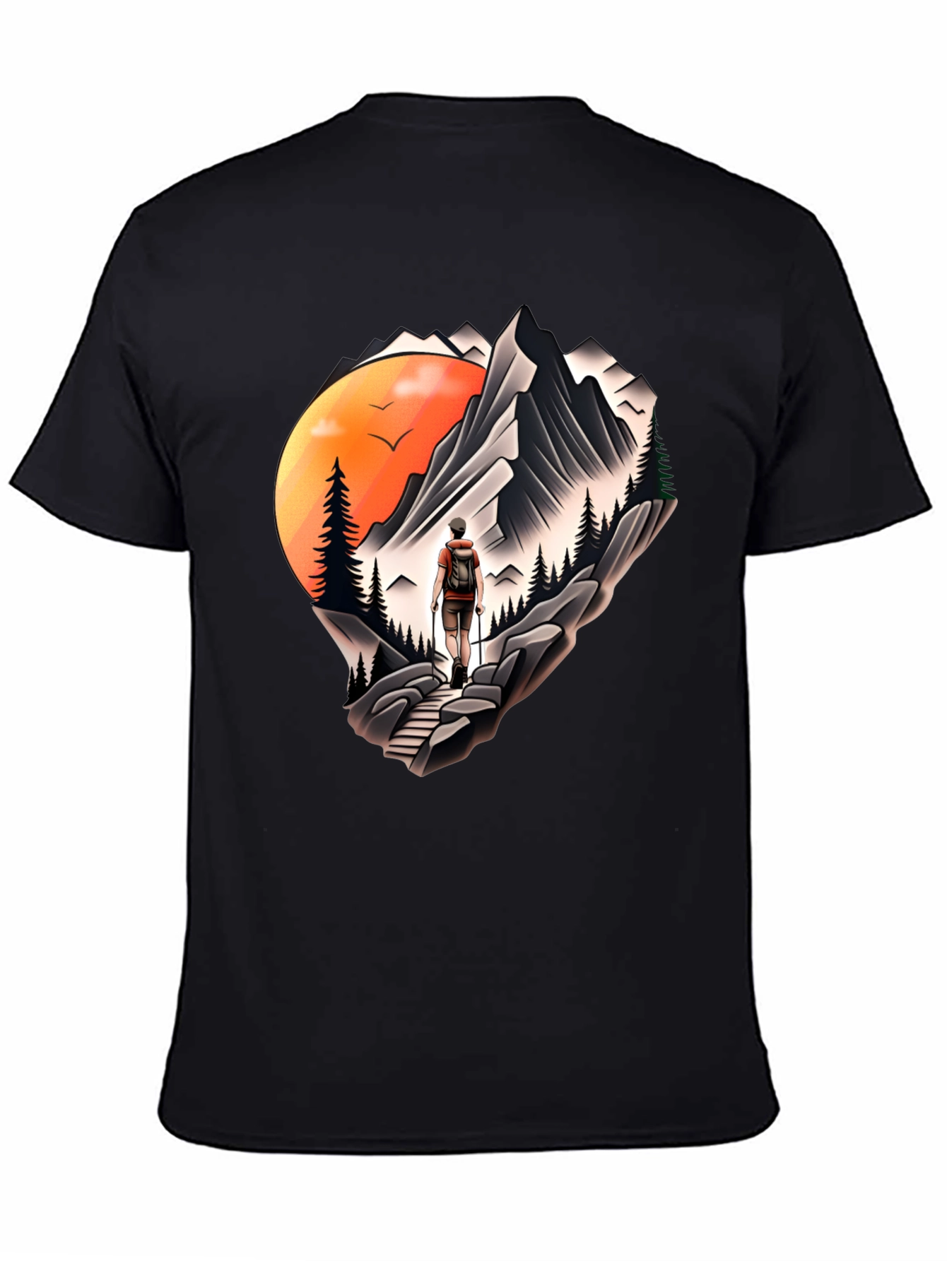 Mountain Adventure Graphic Tee - Hikers Dream