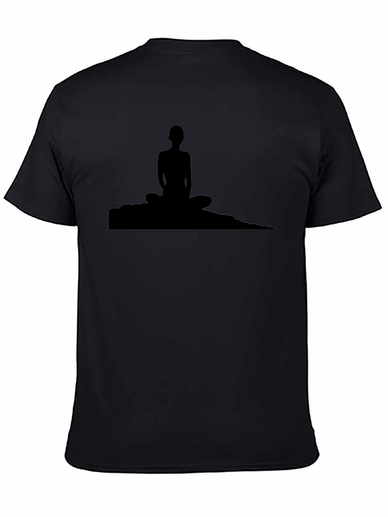 Meditative Silhouette Tee - Black