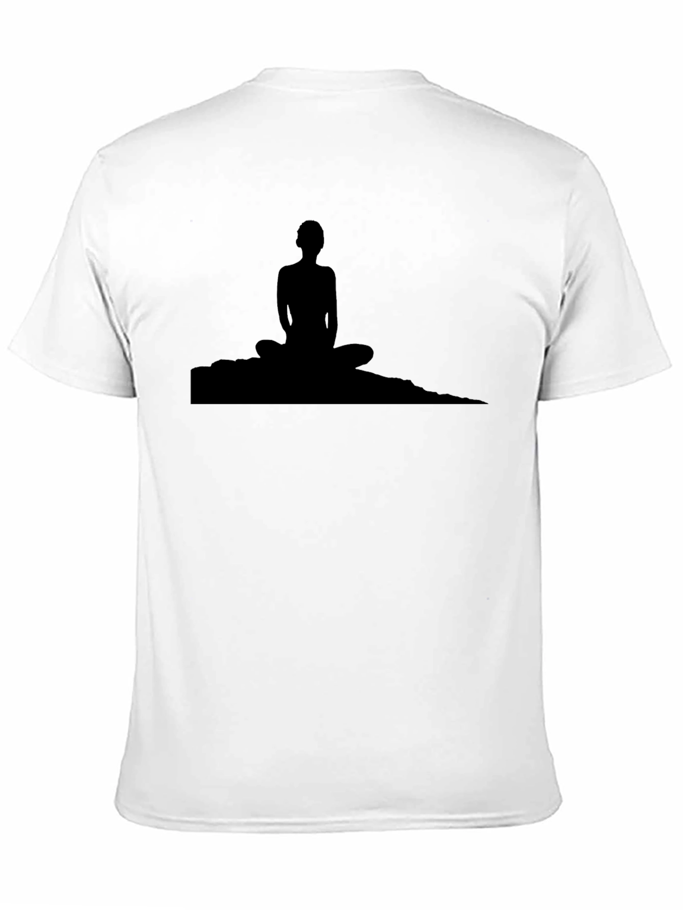 Meditative Silhouette Tee - Black