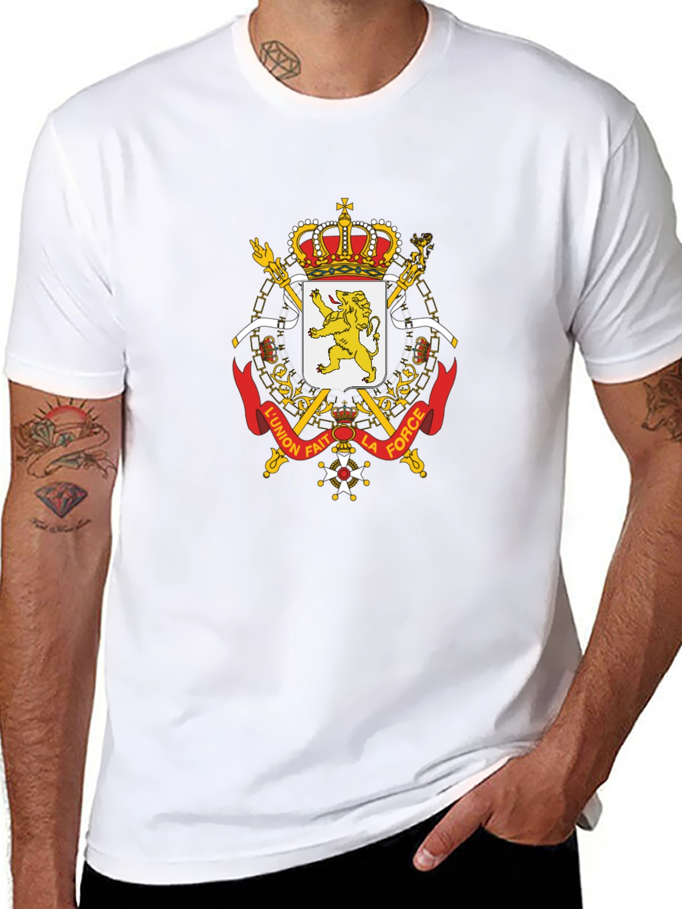 Belgium Coat of Arms Graphic T-Shirt