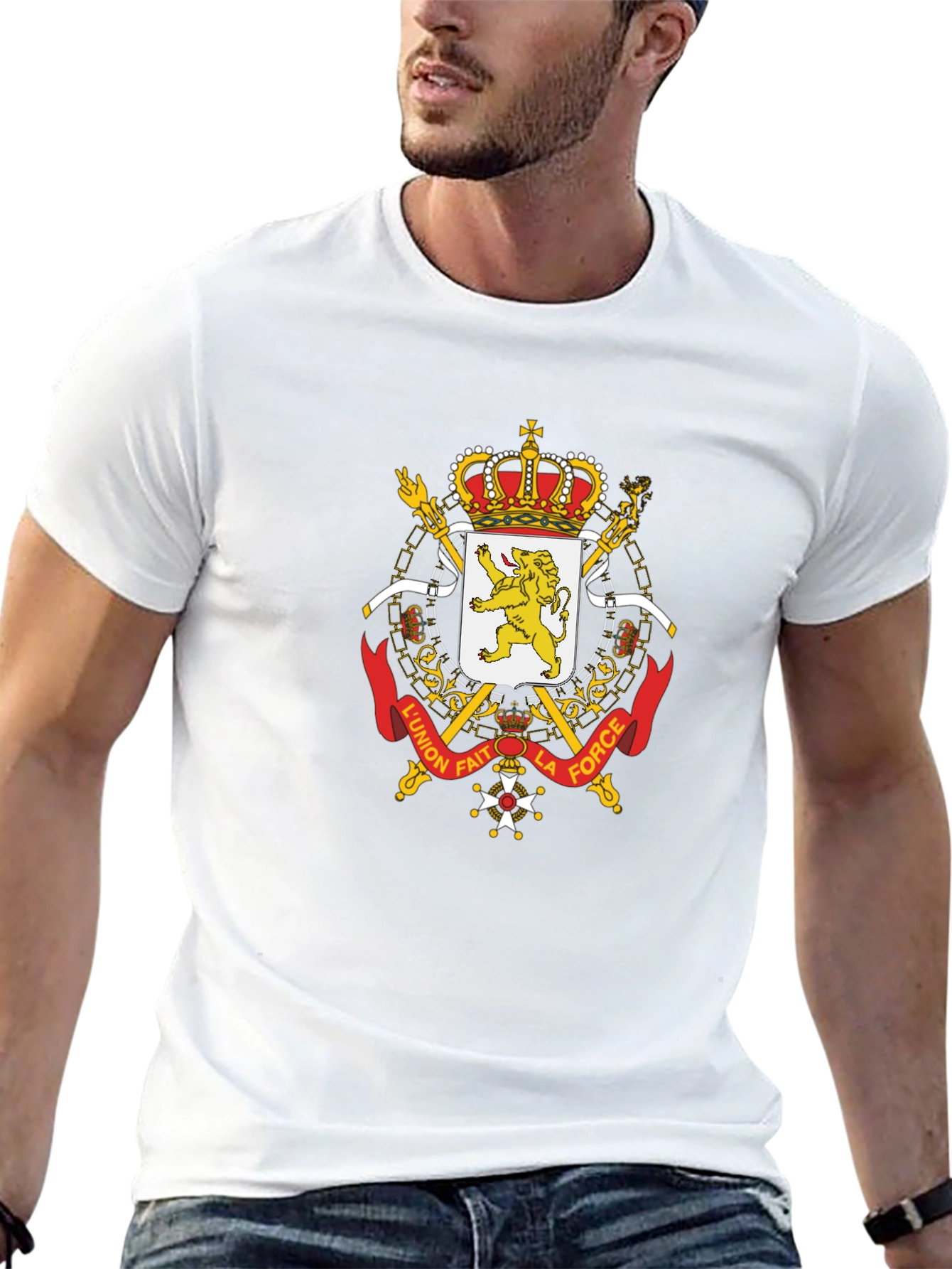 Belgium Coat of Arms Graphic T-Shirt