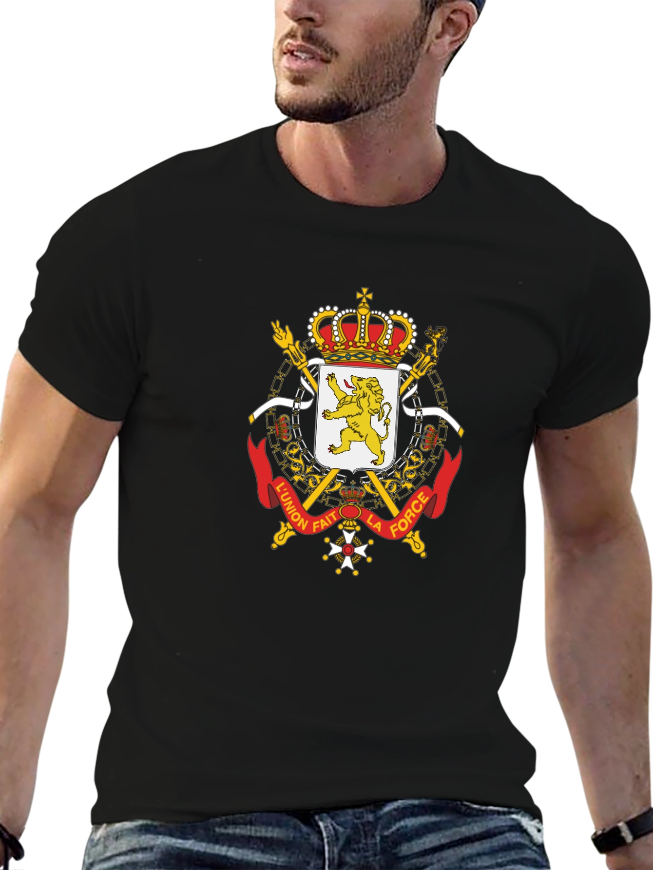 Belgium Coat of Arms Graphic T-Shirt