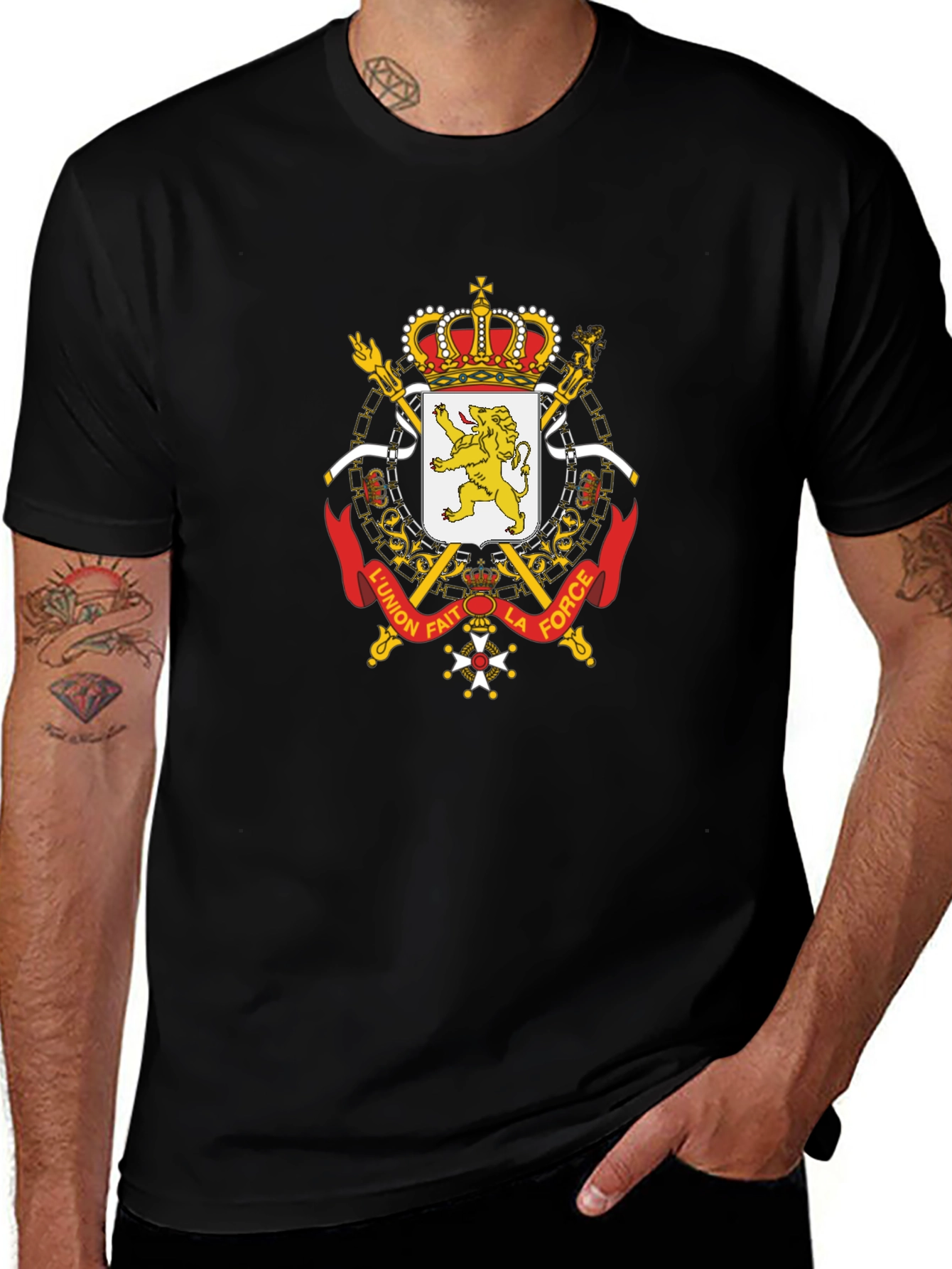 Belgium Coat of Arms Graphic T-Shirt