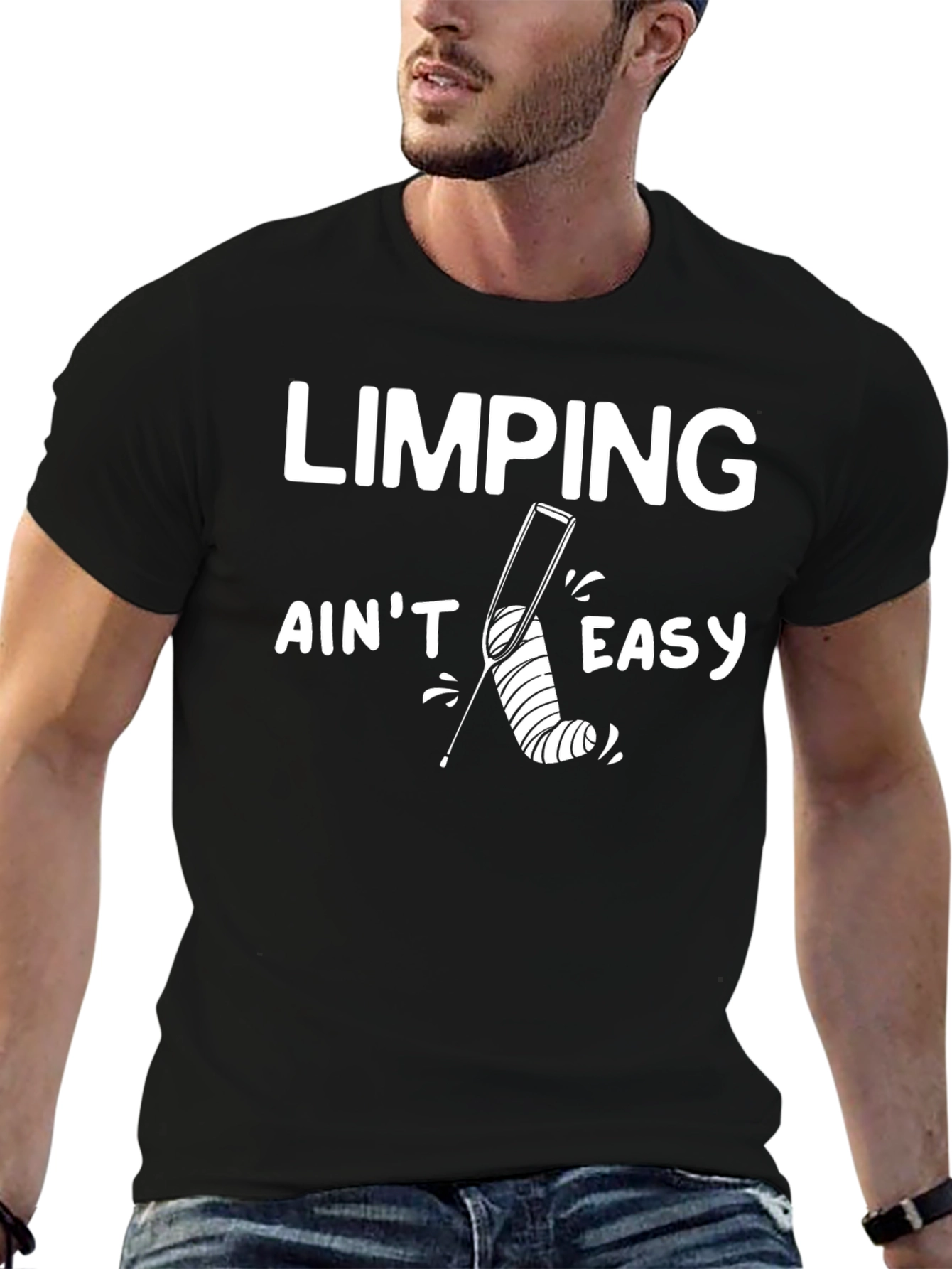 Limping Aint Easy Graphic Tee