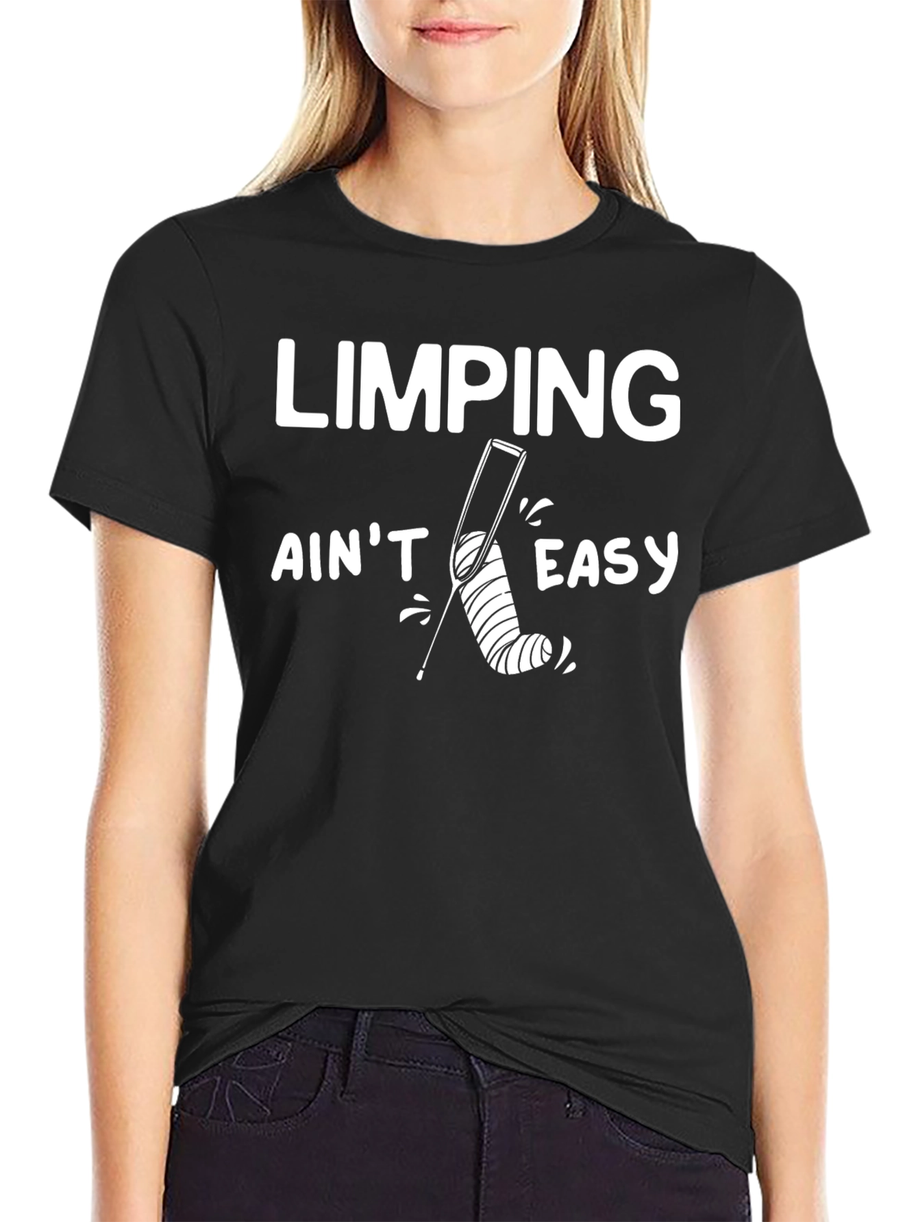 Limping Aint Easy Graphic Tee