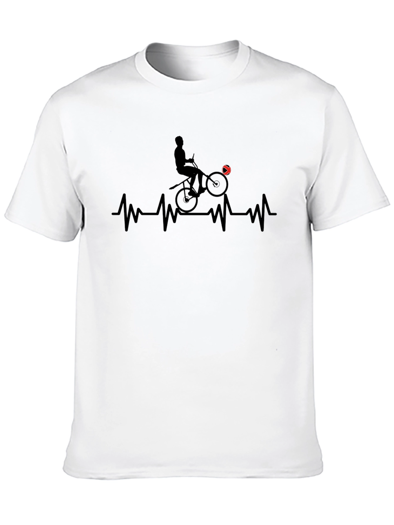 Heartbeat Biker T-Shirt - Ride with Passion!