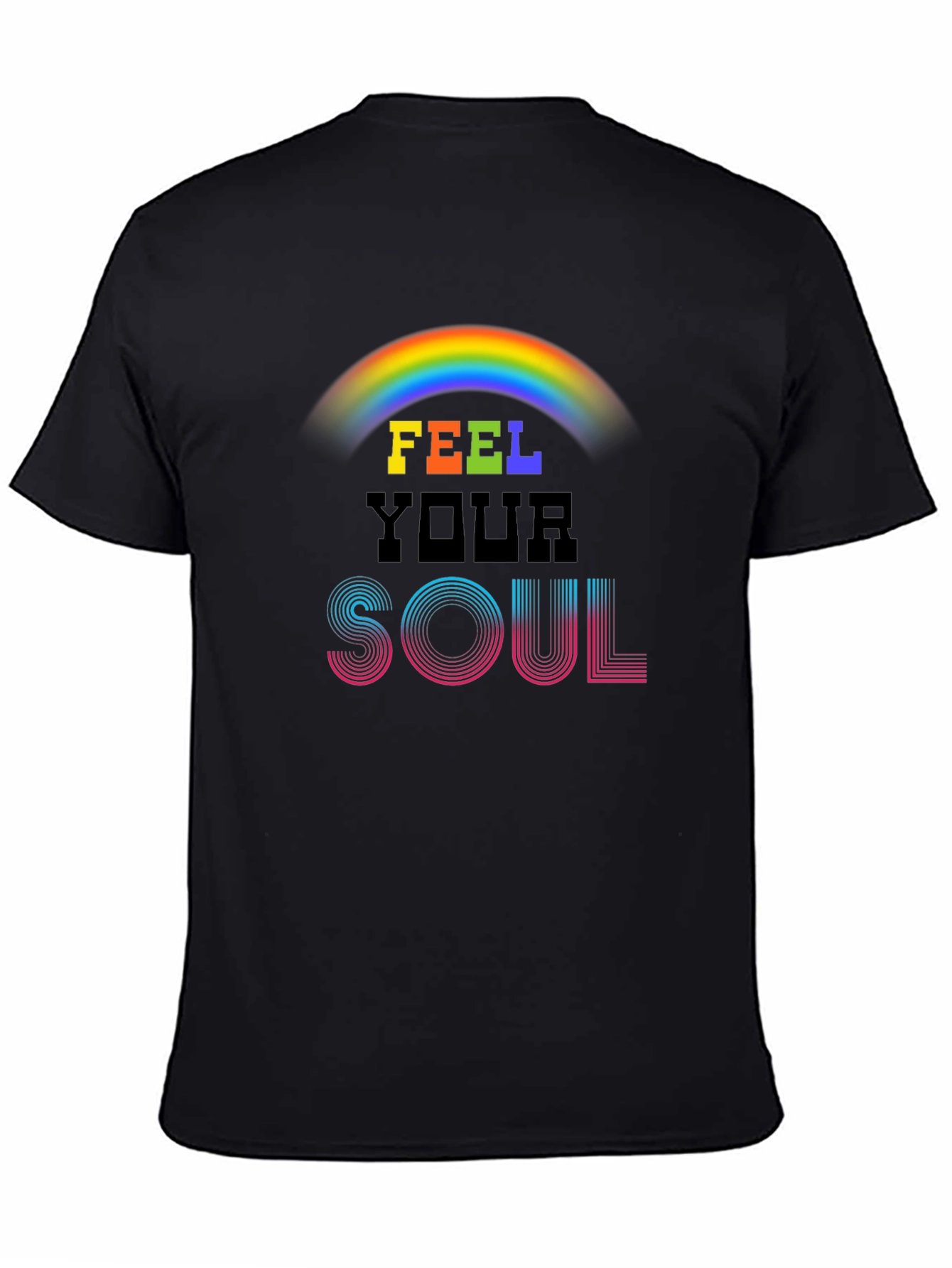 Feel Your Soul Rainbow Graphic Tee