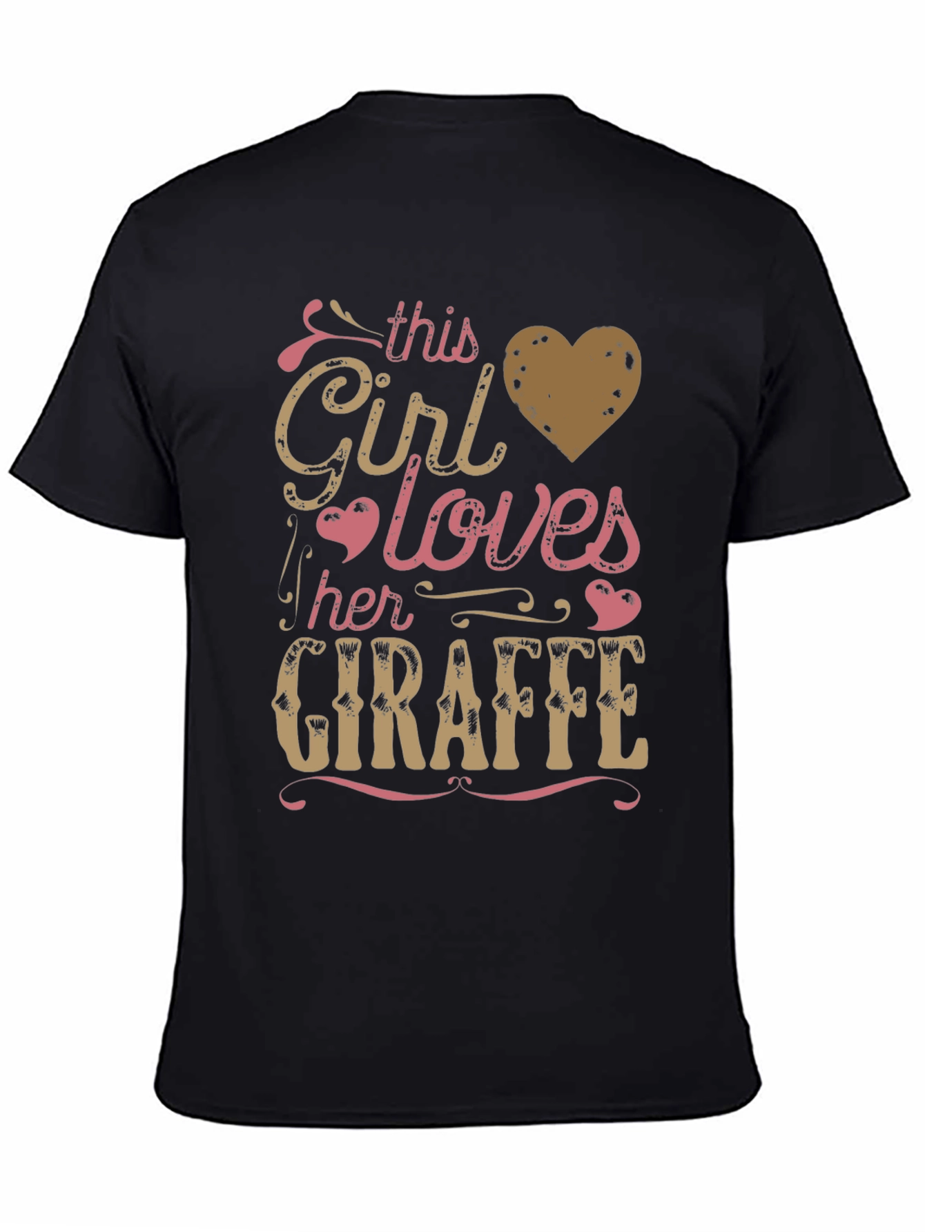 Girl Loves Giraffe T-Shirt