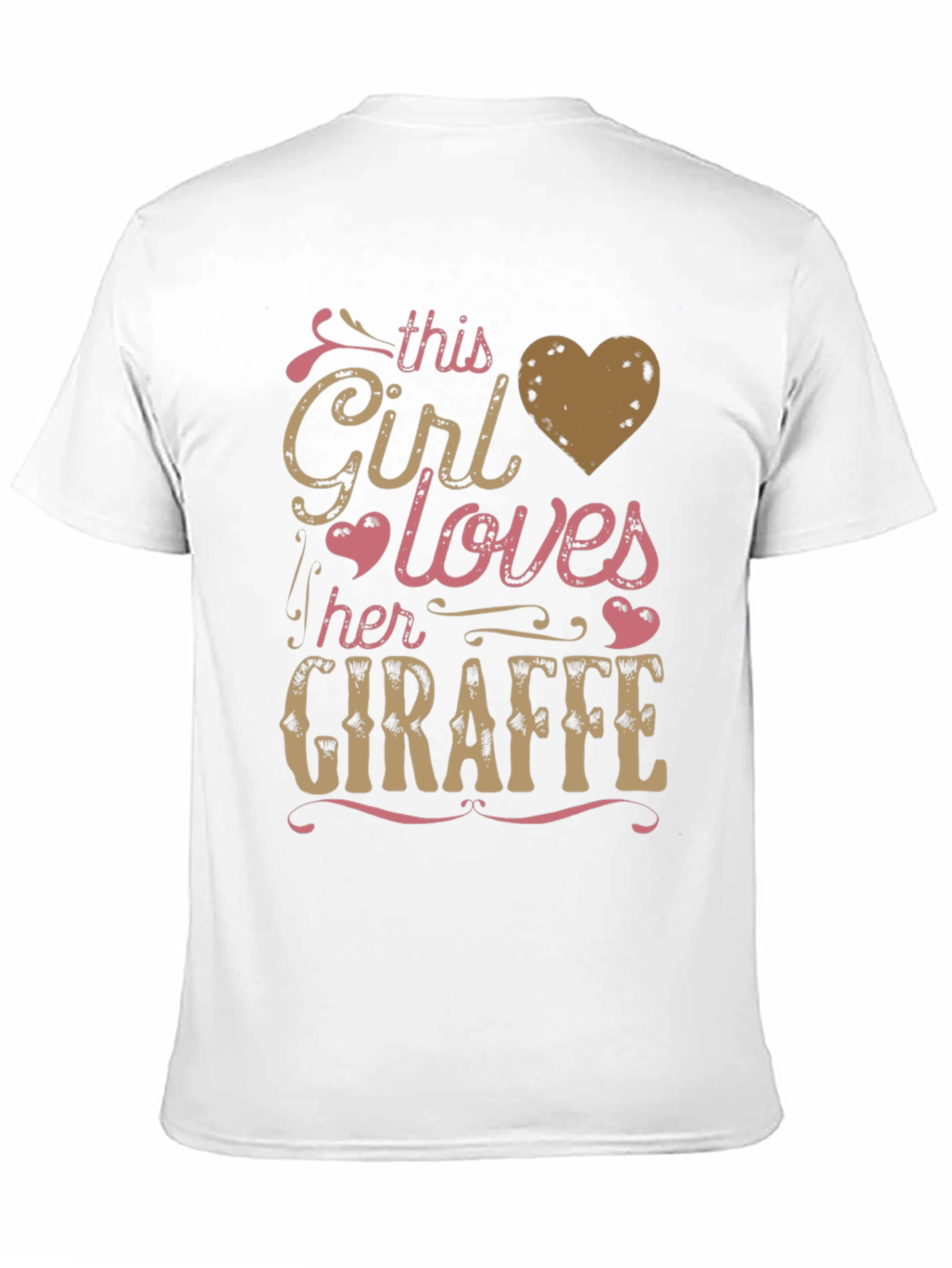 Girl Loves Giraffe T-Shirt