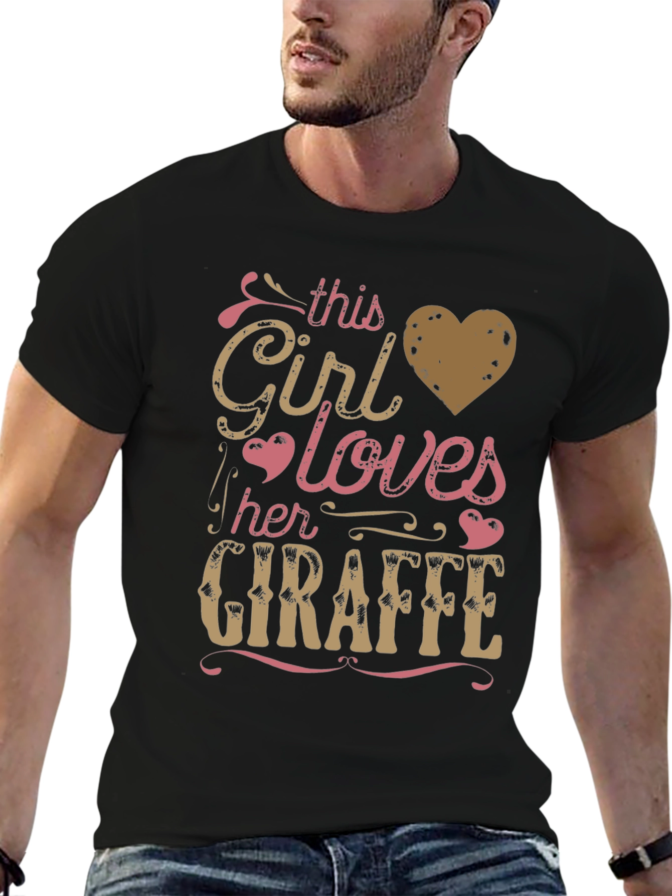 Girl Loves Giraffe T-Shirt