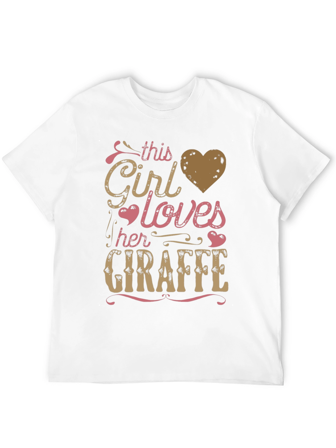 Girl Loves Giraffe T-Shirt