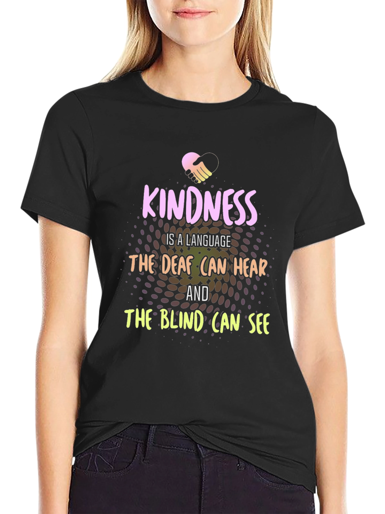 Kindness is a Language Graphic T-Shirt