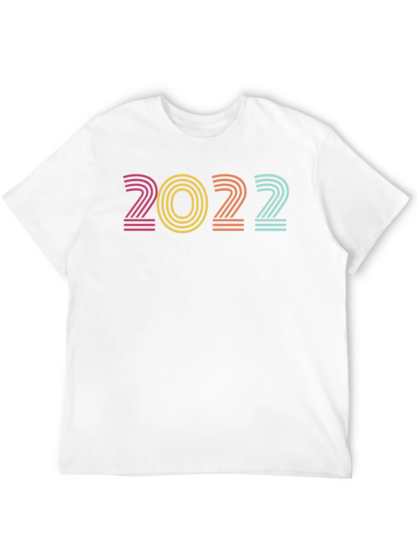 Retro 2022 Graphic Tee - Stylish Year Design