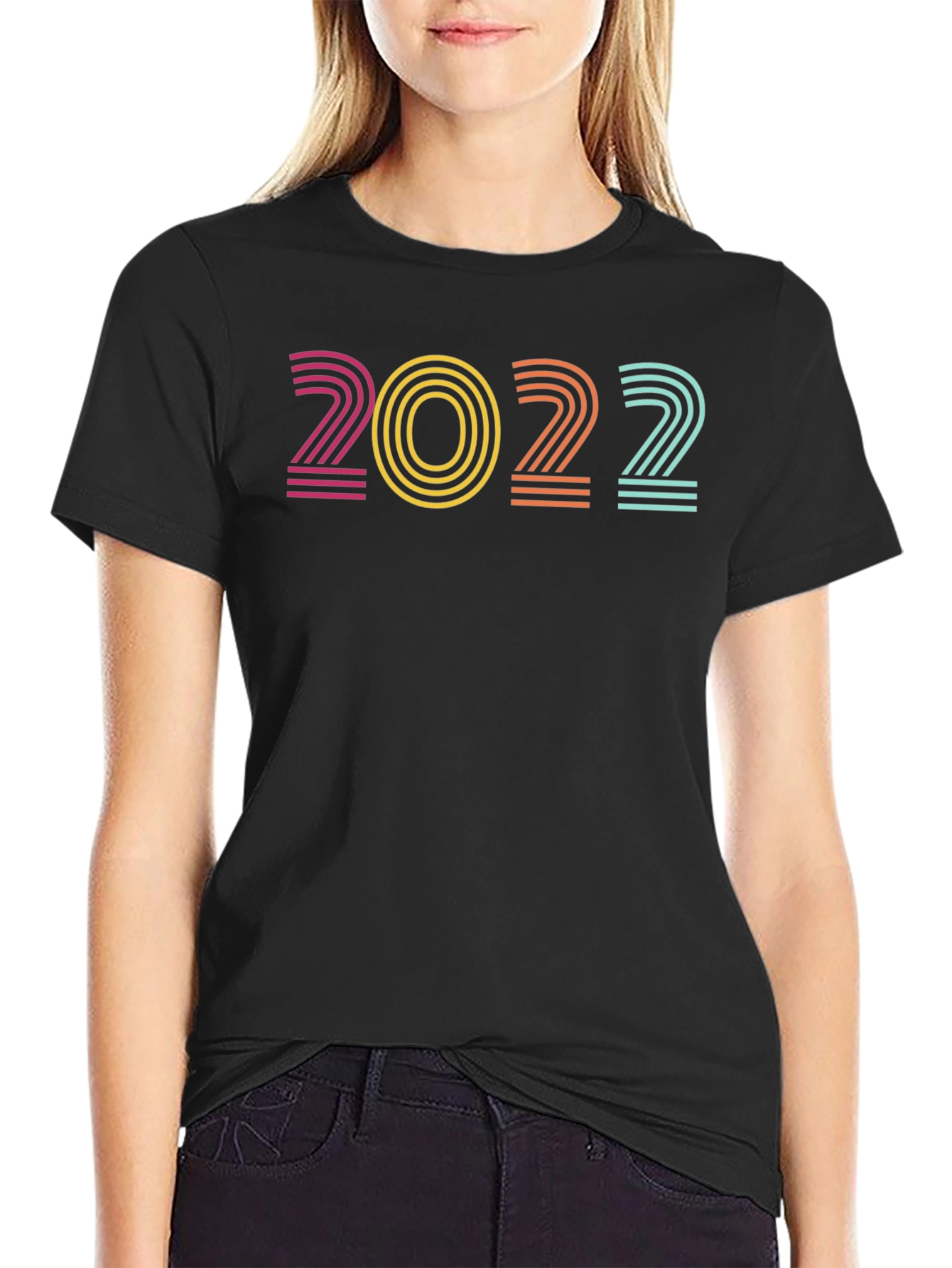 Retro 2022 Graphic Tee - Stylish Year Design