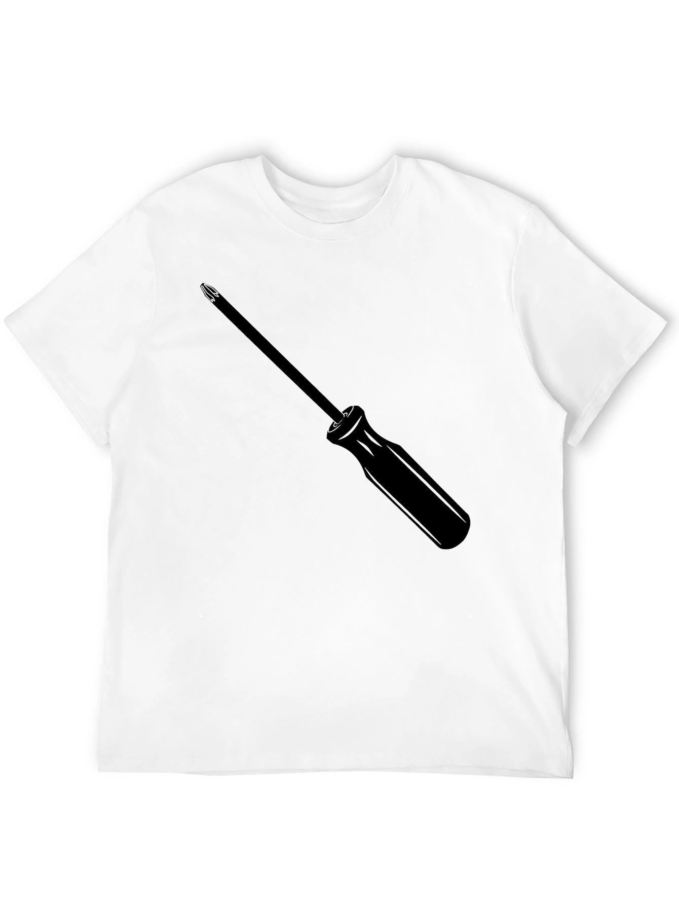 Black Screwdriver T-Shirt - Mens Graphic Tee