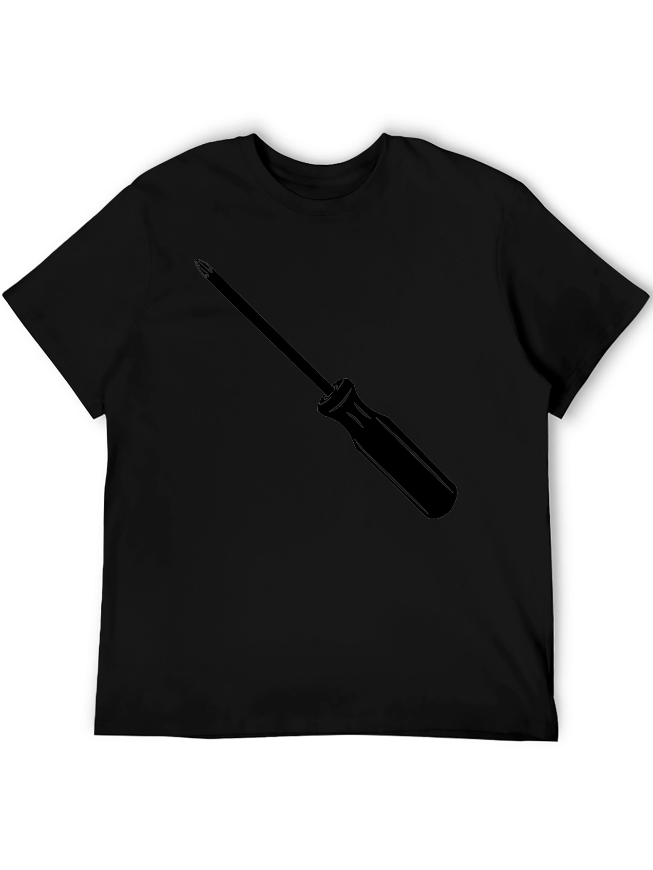 Black Screwdriver T-Shirt - Mens Graphic Tee