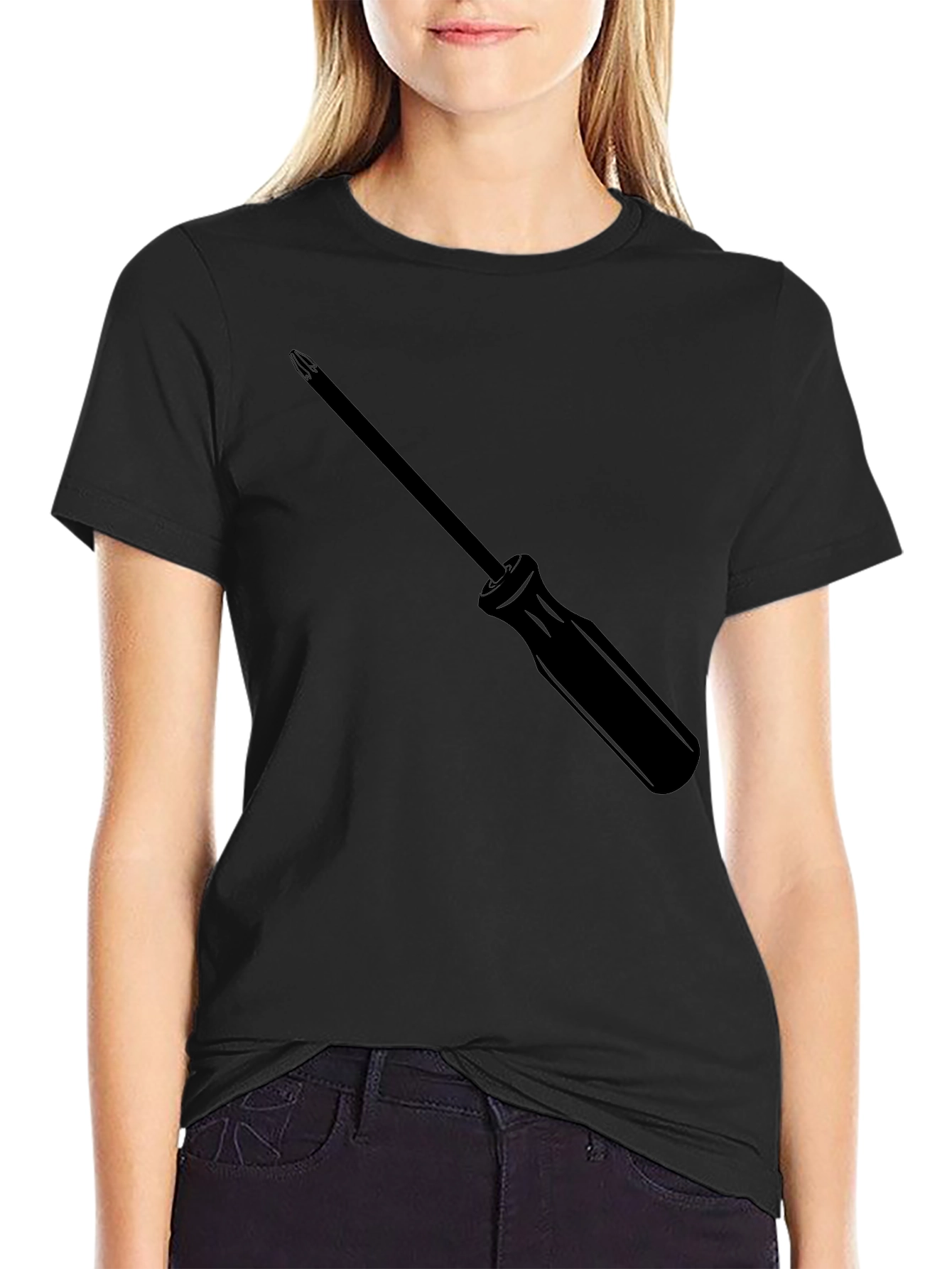 Black Screwdriver T-Shirt - Mens Graphic Tee