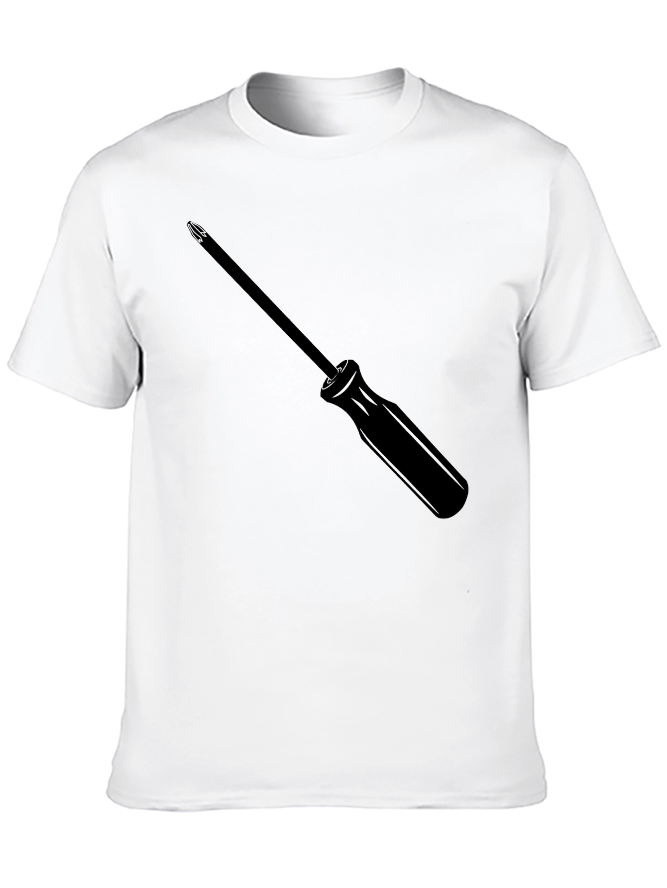 Black Screwdriver T-Shirt - Mens Graphic Tee