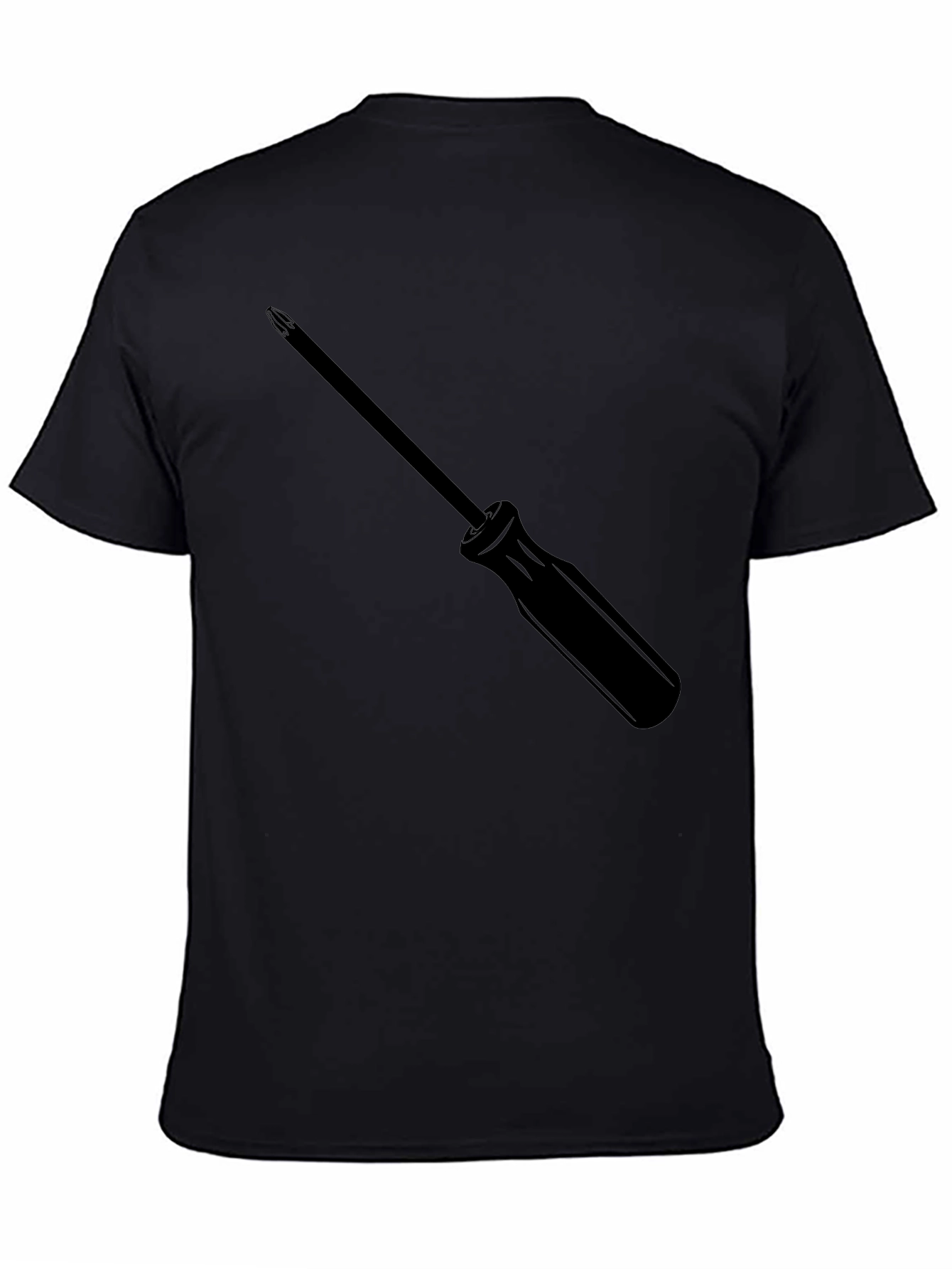 Black Screwdriver T-Shirt - Mens Graphic Tee