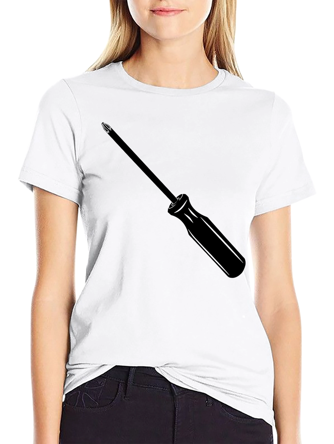 Black Screwdriver T-Shirt - Mens Graphic Tee